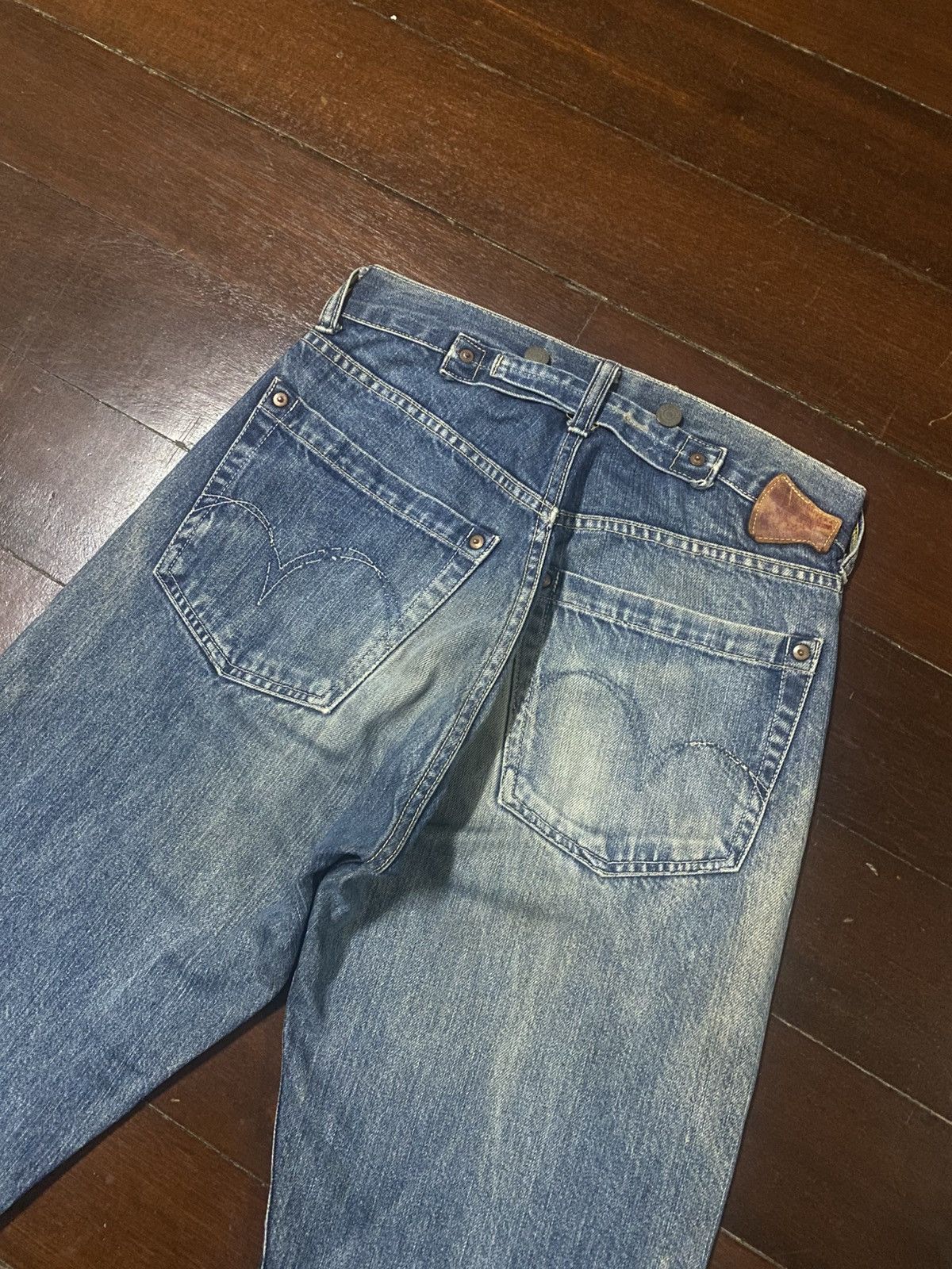 Kapital Vintage Studio D'artisan Selvedge Denim buckle back mud wash Size US 30 / EU 46 - 18 Thumbnail