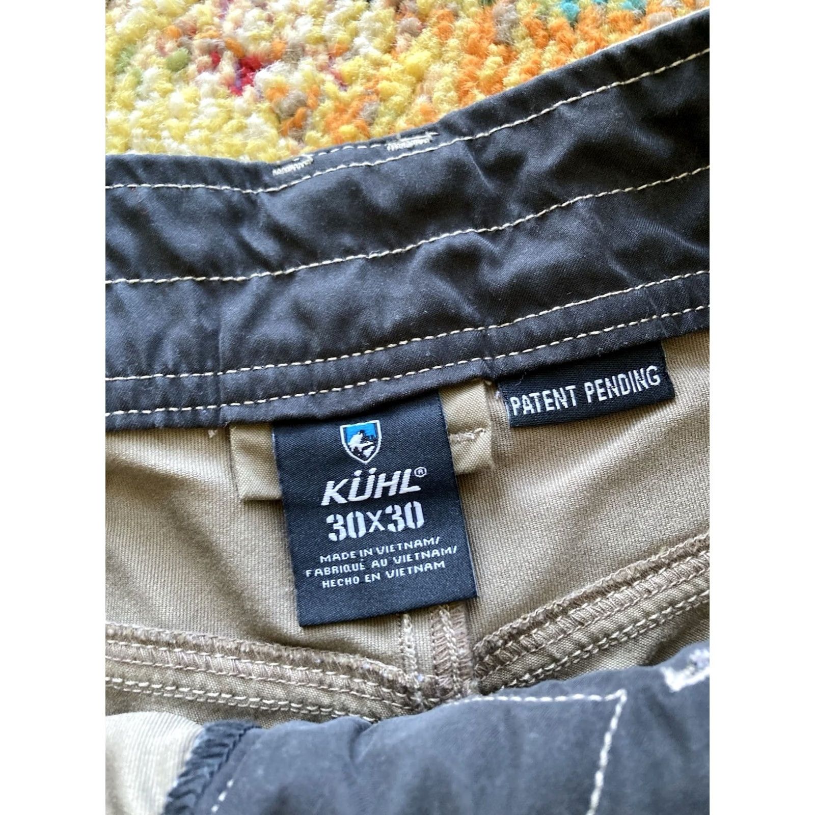 Vintage Kuhl Radikl Pants Mens 30x30 Light Brown Hiking Outdoor Gorp Chino Straight 30in Inseam Logo Pocket Comfort Stretch Cotton Nylon Spandex Size US 30 / EU 46 - 7 Thumbnail