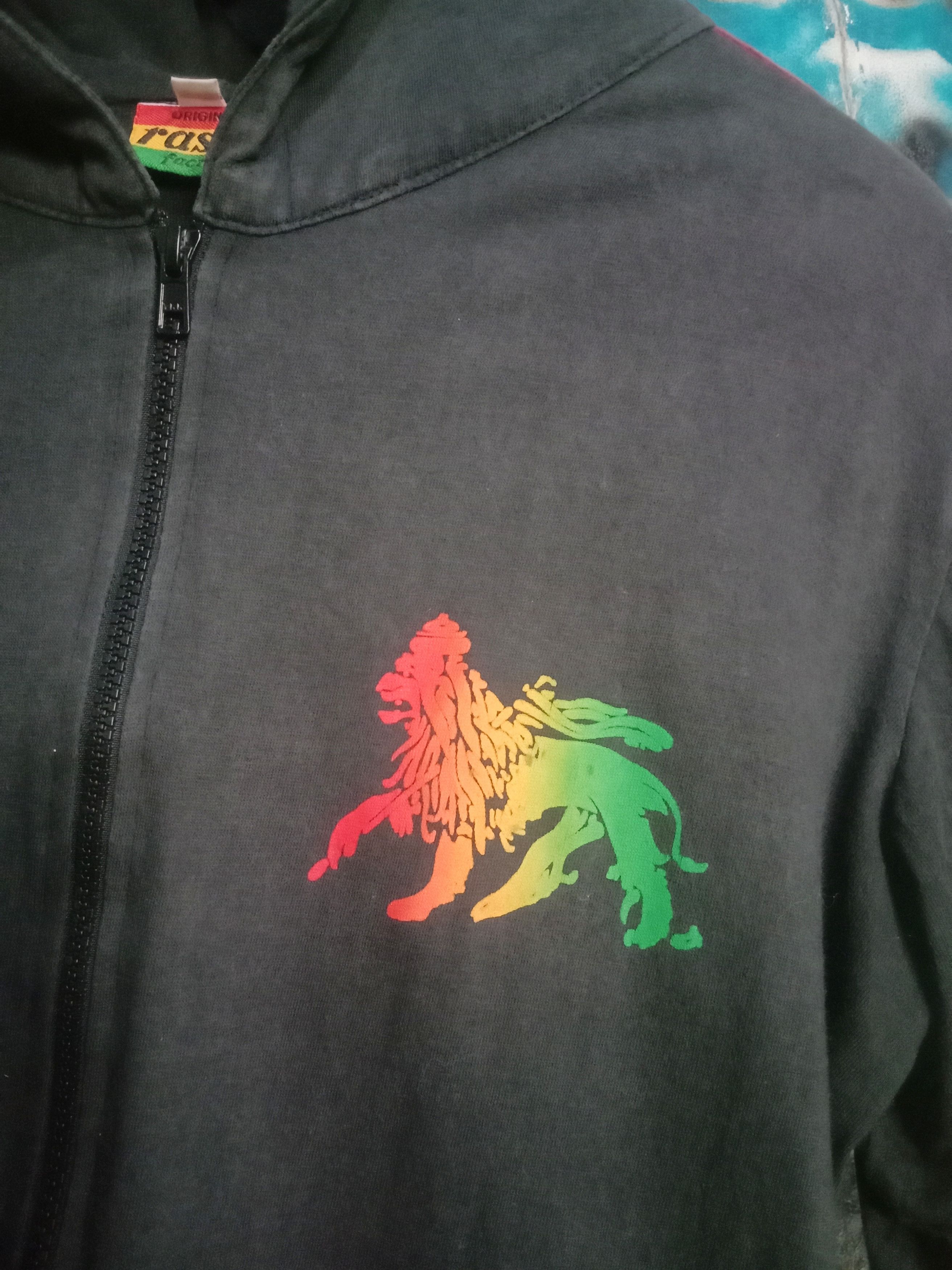 Bob Marley 🌈Bob Marley Zipper Rap Tyson Art Beatles Metal Punk Jamaica Size US M / EU 48-50 / 2 - 3 Thumbnail