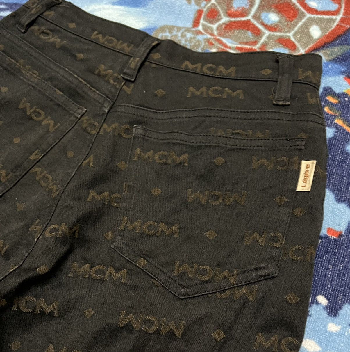 MCM Rare🔥MCM Monogram Fullprint Pant Size 26" / US 2 / IT 38 - 6 Thumbnail