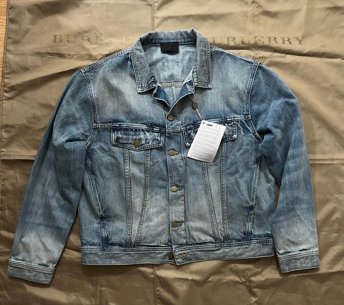 Fear of God FEAR OF GOD DENIM TRUCKER JACKET size L $1500 | Grailed