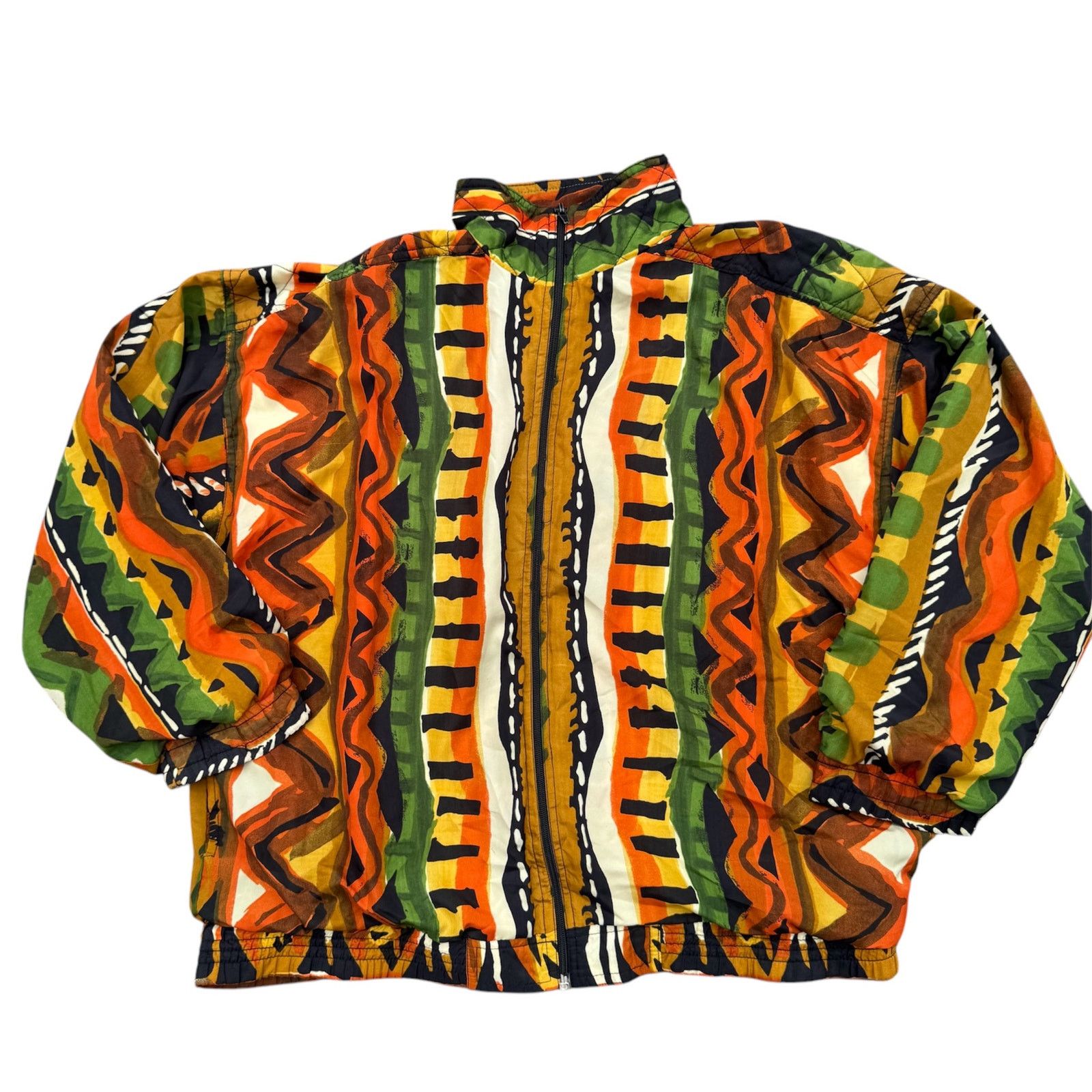 Other Vintage 90s Marshall Rousso tribal wind breaker zip jacket Size M / US 6-8 / IT 42-44 - 1 Thumbnail