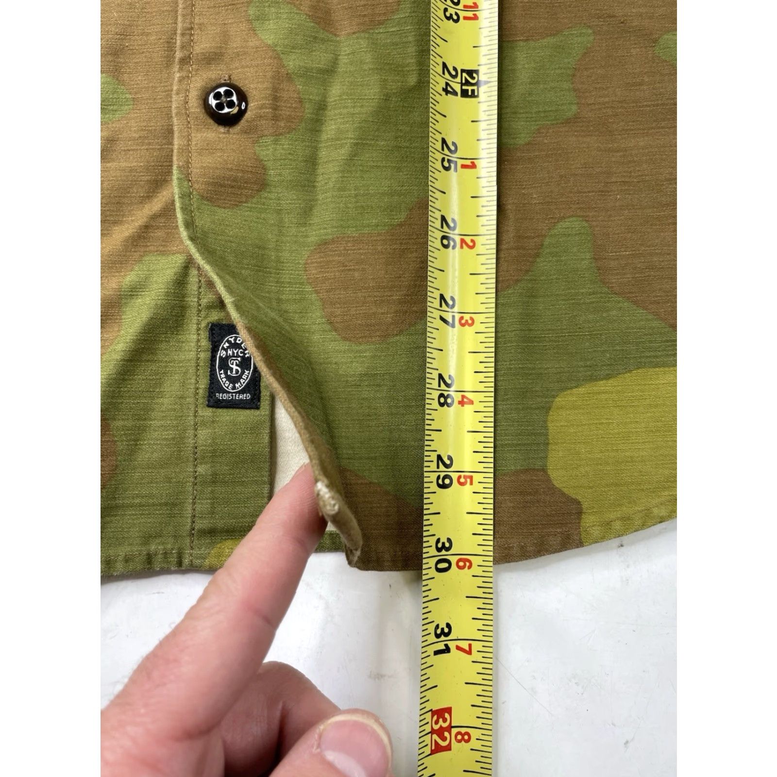 Todd Snyder Todd Snyder Camouflage Two Pockets Utility LS Shirt Men L Large Multicolor Long Sleeve Button-Up Size US L / EU 52-54 / 3 - 6 Thumbnail