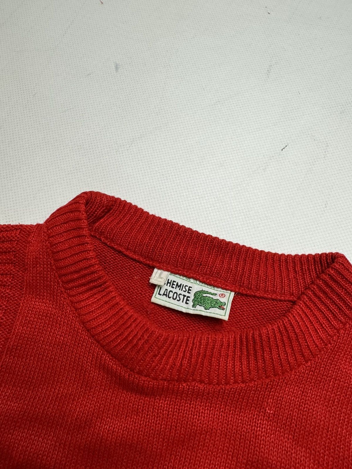 Lacoste × Vintage Rare Vintage sweater Lacoste y2k Size US L / EU 52-54 / 3 - 9 Thumbnail