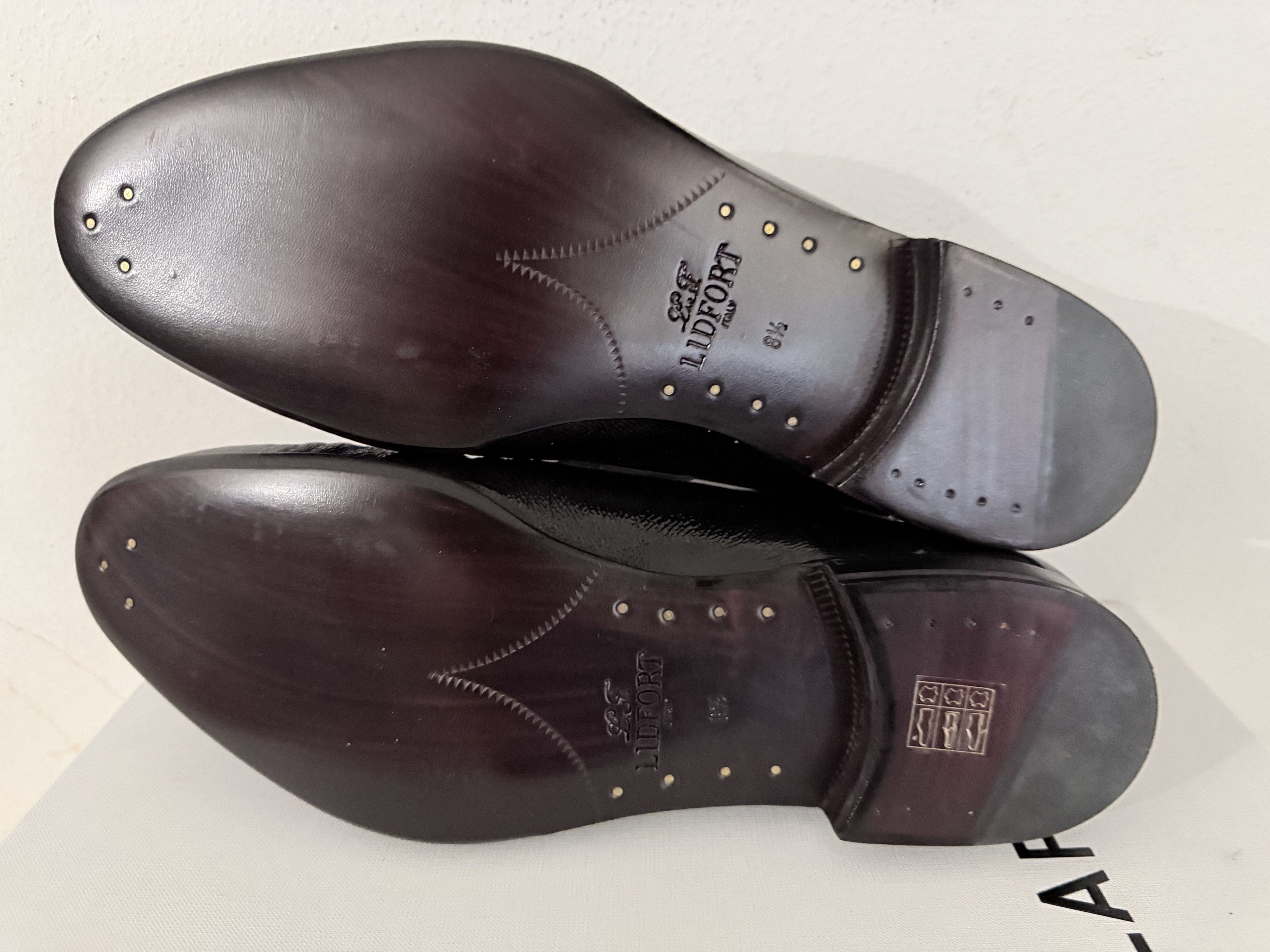 Lidfort Textured Lacquered Calfskin Mocassin Size US 9.5 / EU 42-43 - 13 Thumbnail