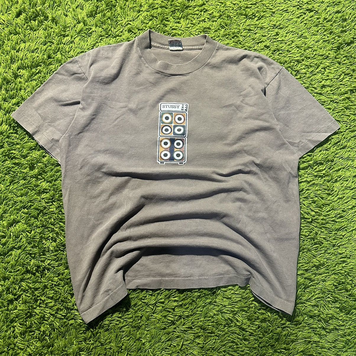 90s Vintage Stussy Audio Speakers Tee