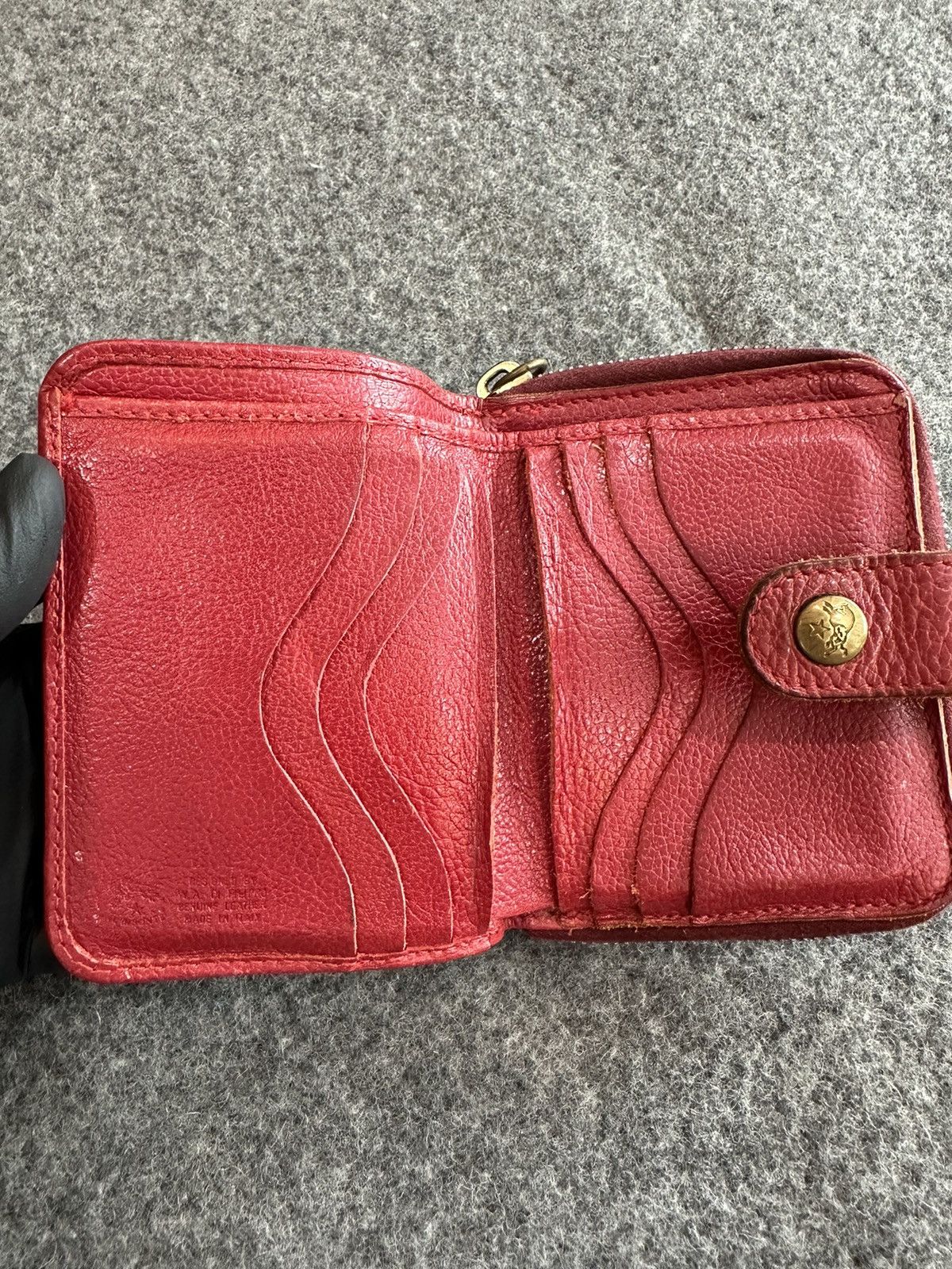 Il Bisonte Il Bisonte red leather wallet Size ONE SIZE - 3 Thumbnail