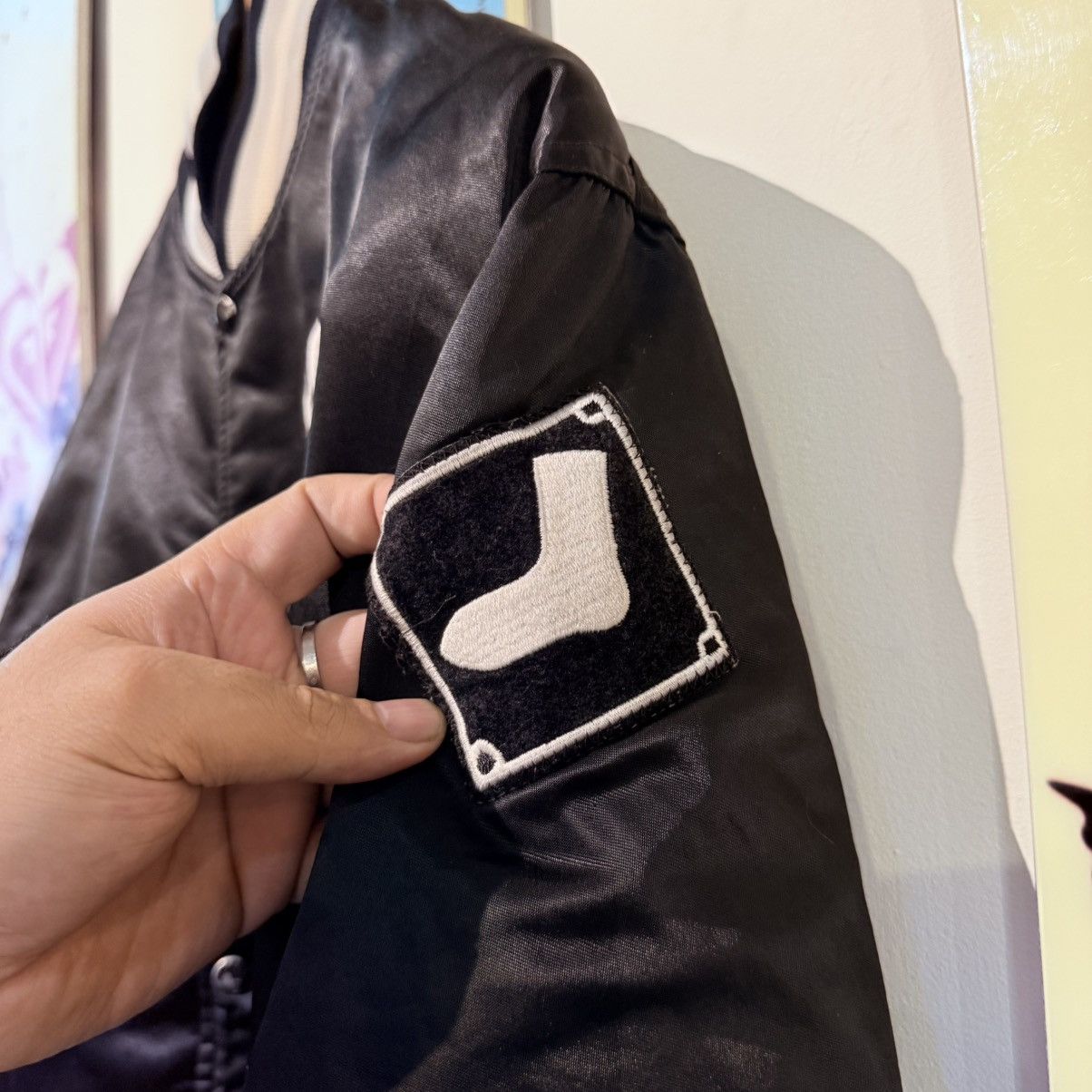 Starter Vintage 80s Starter Chicago White Sox Satin Varsity Jacket Size US M / EU 48-50 / 2 - 6 Thumbnail