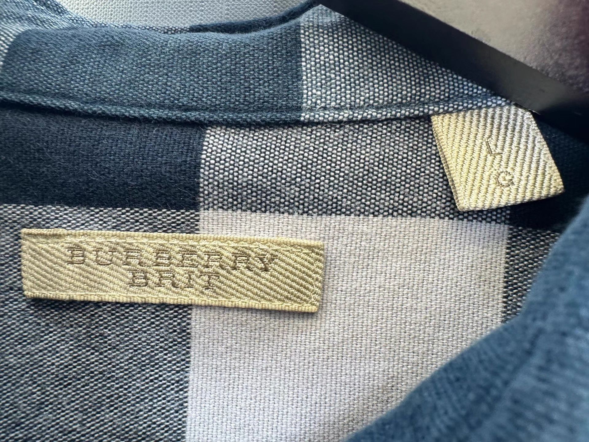 Burberry Burberry classic blue check shirt K36 Size US L / EU 52-54 / 3 - 3 Thumbnail
