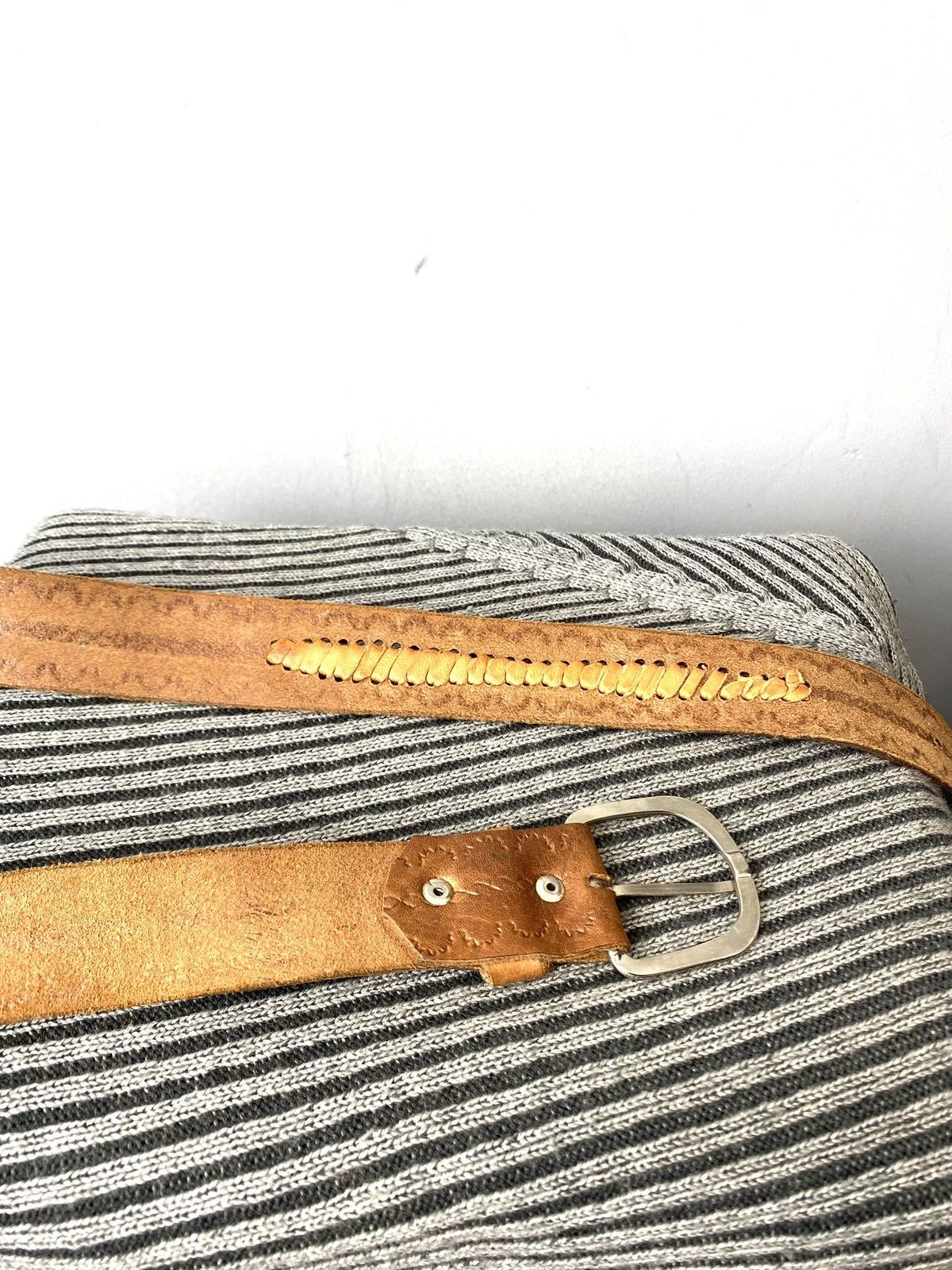 Cowboy Equipment Rare! Vintage Leather Belt Western Cowboy Style Texas Sendra Size ONE SIZE - 8 Thumbnail