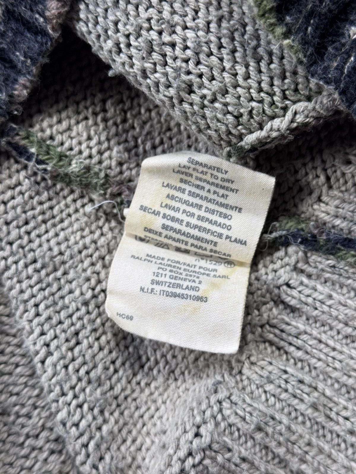Denim & Supply Ralph Lauren Denim & Supply Ralph Lauren Tiger Camo Shawl-Collar Cardigan Size US M / EU 48-50 / 2 - 7 Thumbnail