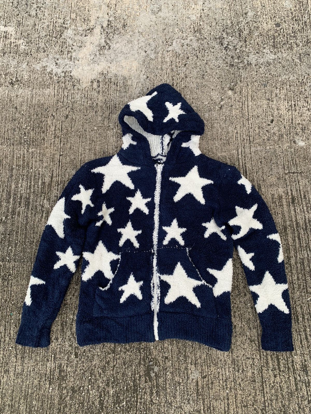 If Six Was Nine × Japanese Brand × MOUSSY Azul by moussy multistar fleece hoodie Size S / US 4 / IT 40 - 1 Thumbnail