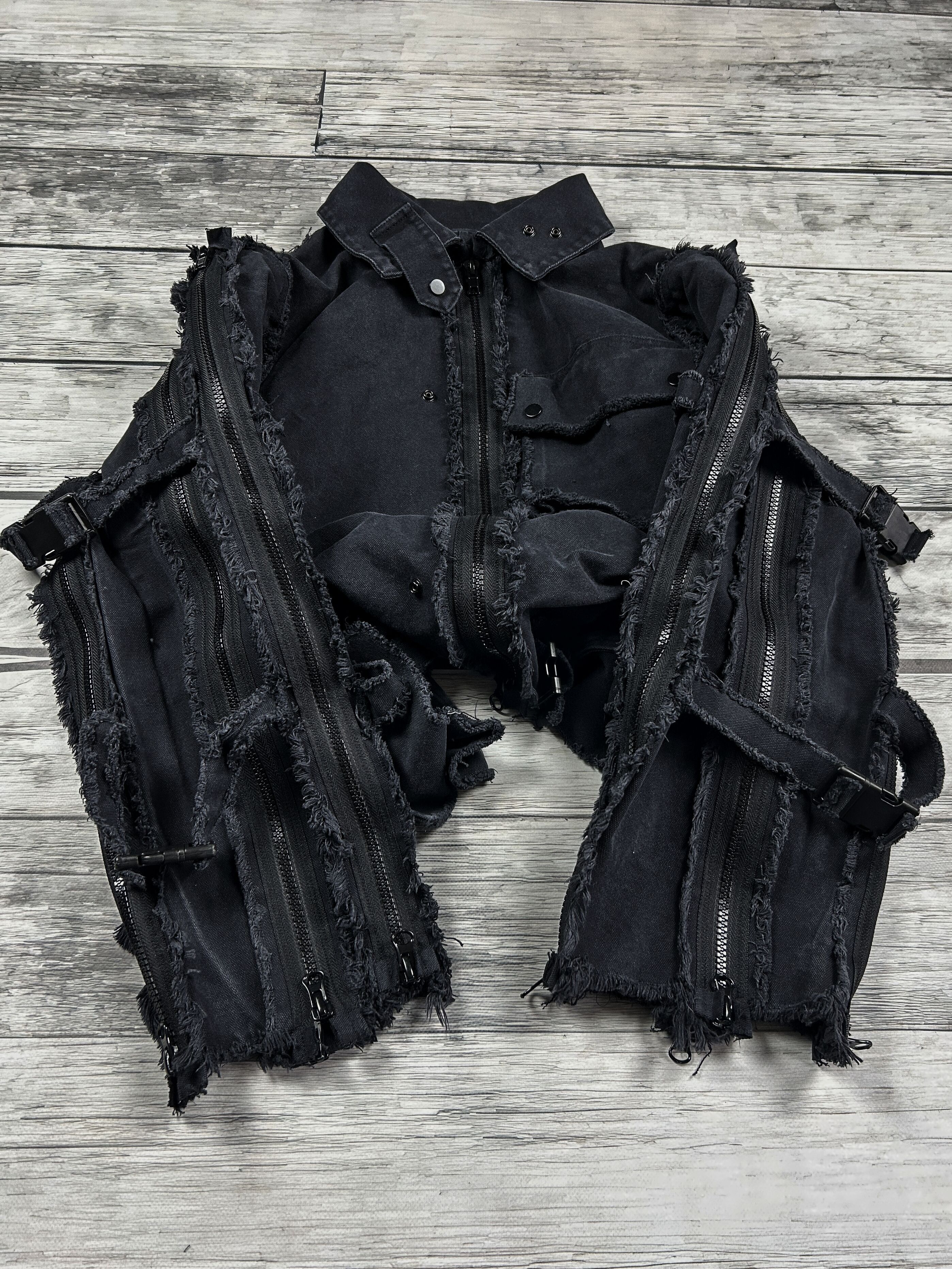 Other 🕷BALENCI RICK OWENS OPIUM CARTI STYLE Y2K BONDAGE JACKET Size US L / EU 52-54 / 3 - 21 Thumbnail