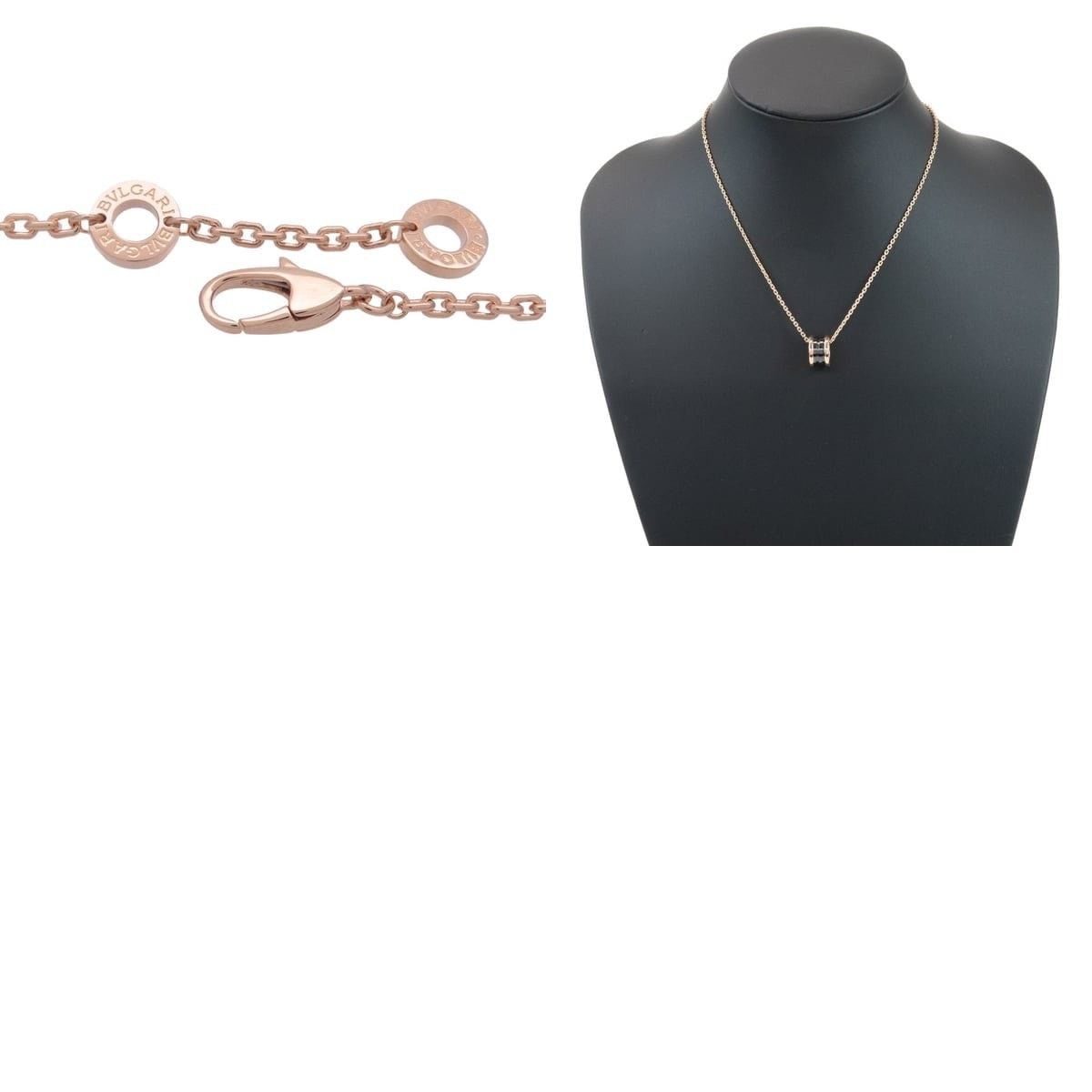 Bvlgari Bvlgari B.zero1 18K Rose Gold & Black Ceramic Necklace Size ONE SIZE - 4 Thumbnail