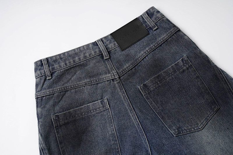 Vintage Retro street patchwork distressed jeans loose fit Size US 32 / EU 48 - 6 Thumbnail