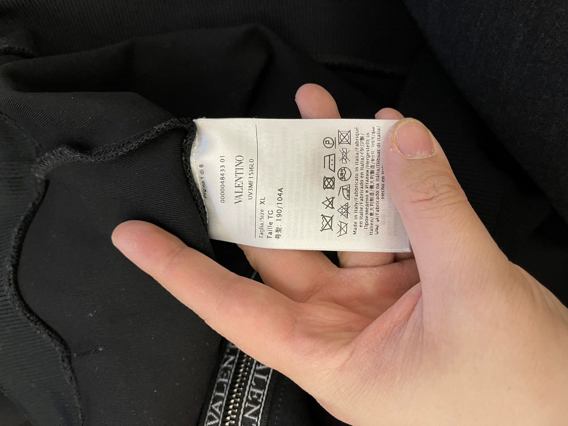 Valentino Valentino 95 New Track Jacket Black White 2020 XL Size US XL / EU 56 / 4 - 5 Thumbnail