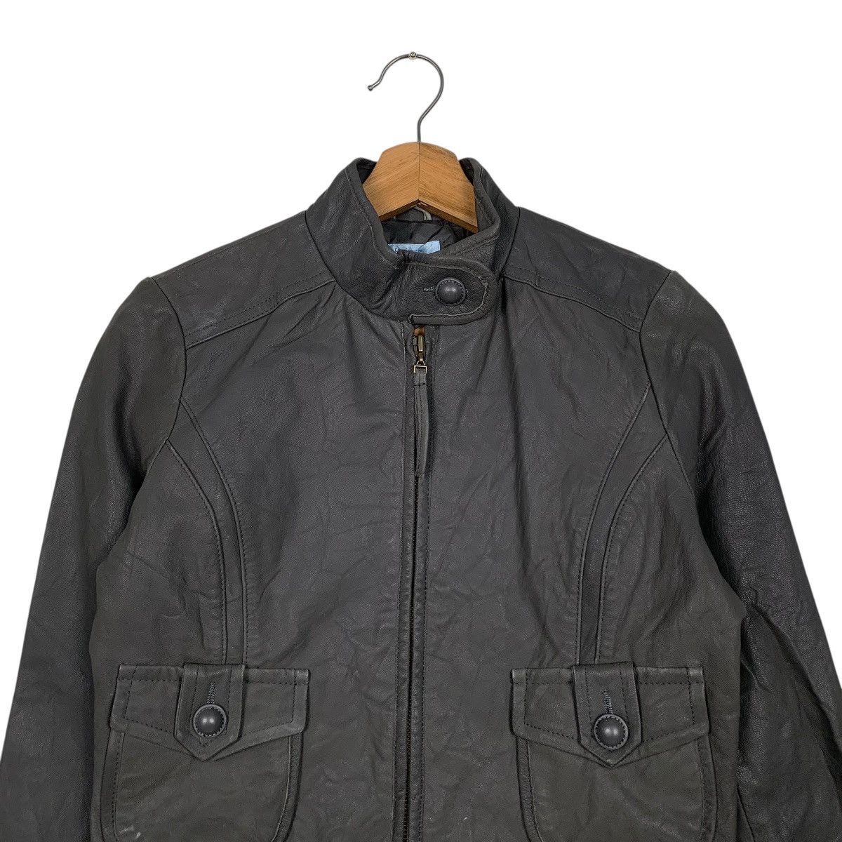 Japanese Brand Japanese Brand Eddy Formation Women Leather Jacket Size S / US 4 / IT 40 - 2 Thumbnail