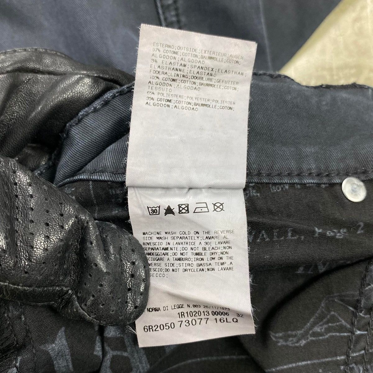 John Galliano Distressed Slim Fit Jeans Size US 30 / EU 46 - 17 Thumbnail