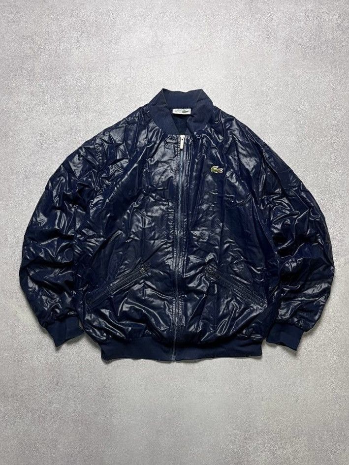 Vintage Lacoste Nylon Bomber Jacket Rare L
