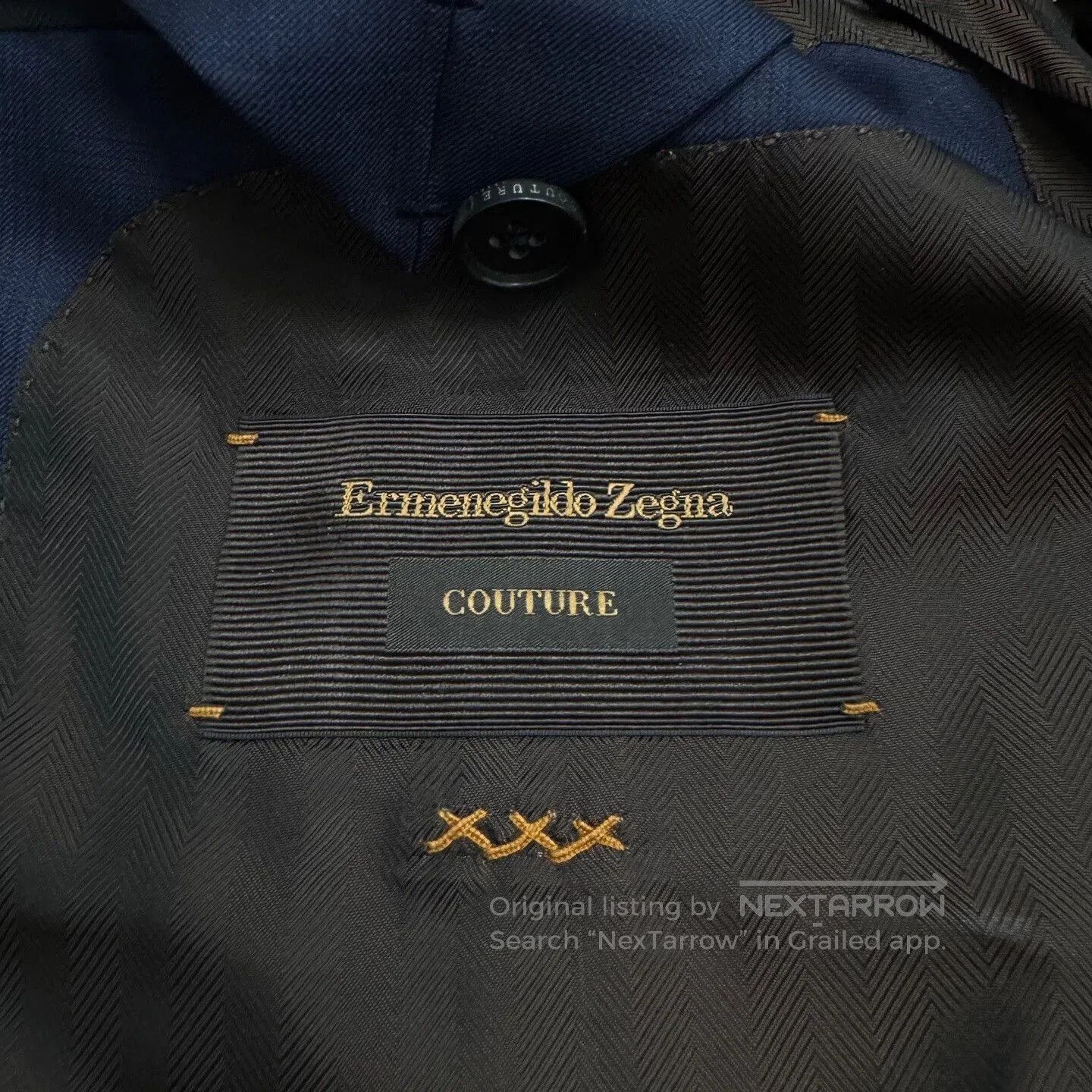 Ermenegildo Zegna high-end wool suit jacket by Ermenegildo Zegna. Size US L / EU 52-54 / 3 - 3 Thumbnail