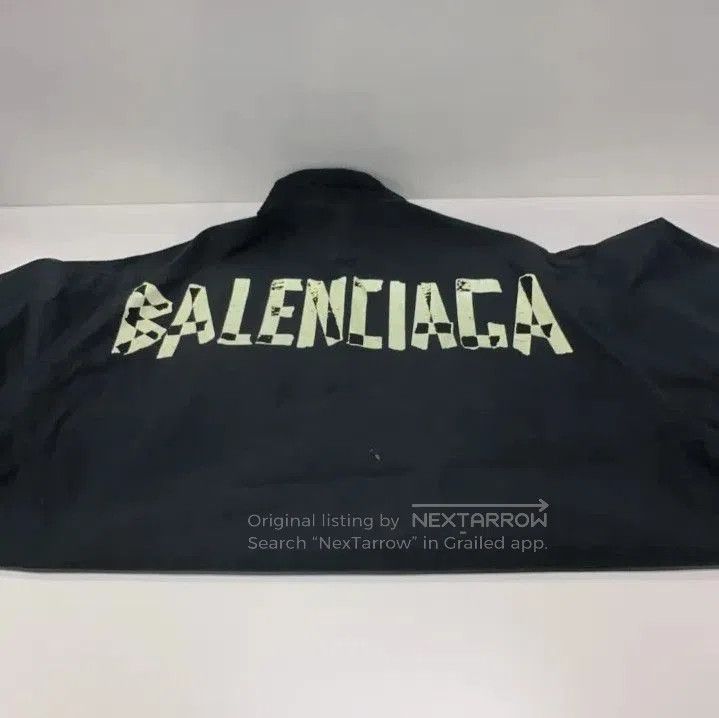 Balenciaga Balenciaga Logo Print Short Sleeve Shirt. Size US M / EU 48-50 / 2 - 8 Thumbnail
