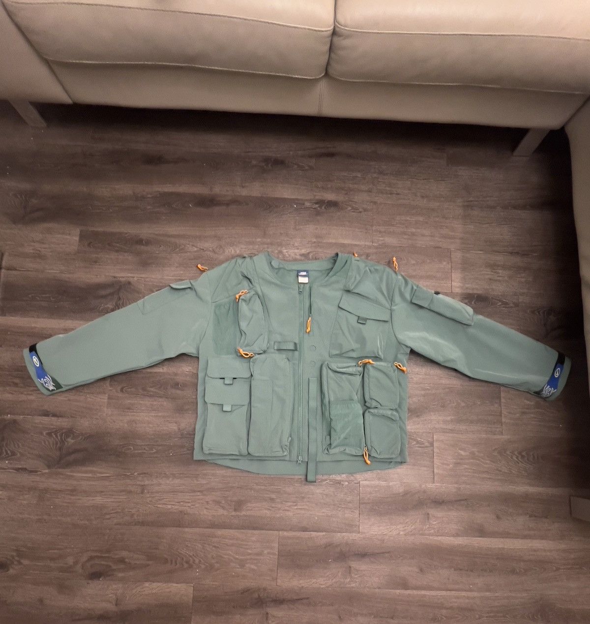 image of Cactus Plant Flea Market x Nike Cpfm X Nike Fisherman Jacket in Green, Men's (Size Large)