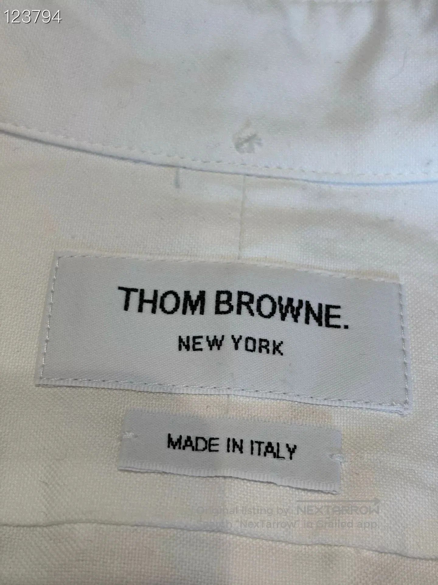 Thom Browne Classic White Oxford Double Sleeve Shirt. Size US XS / EU 42 / 0 - 3 Thumbnail
