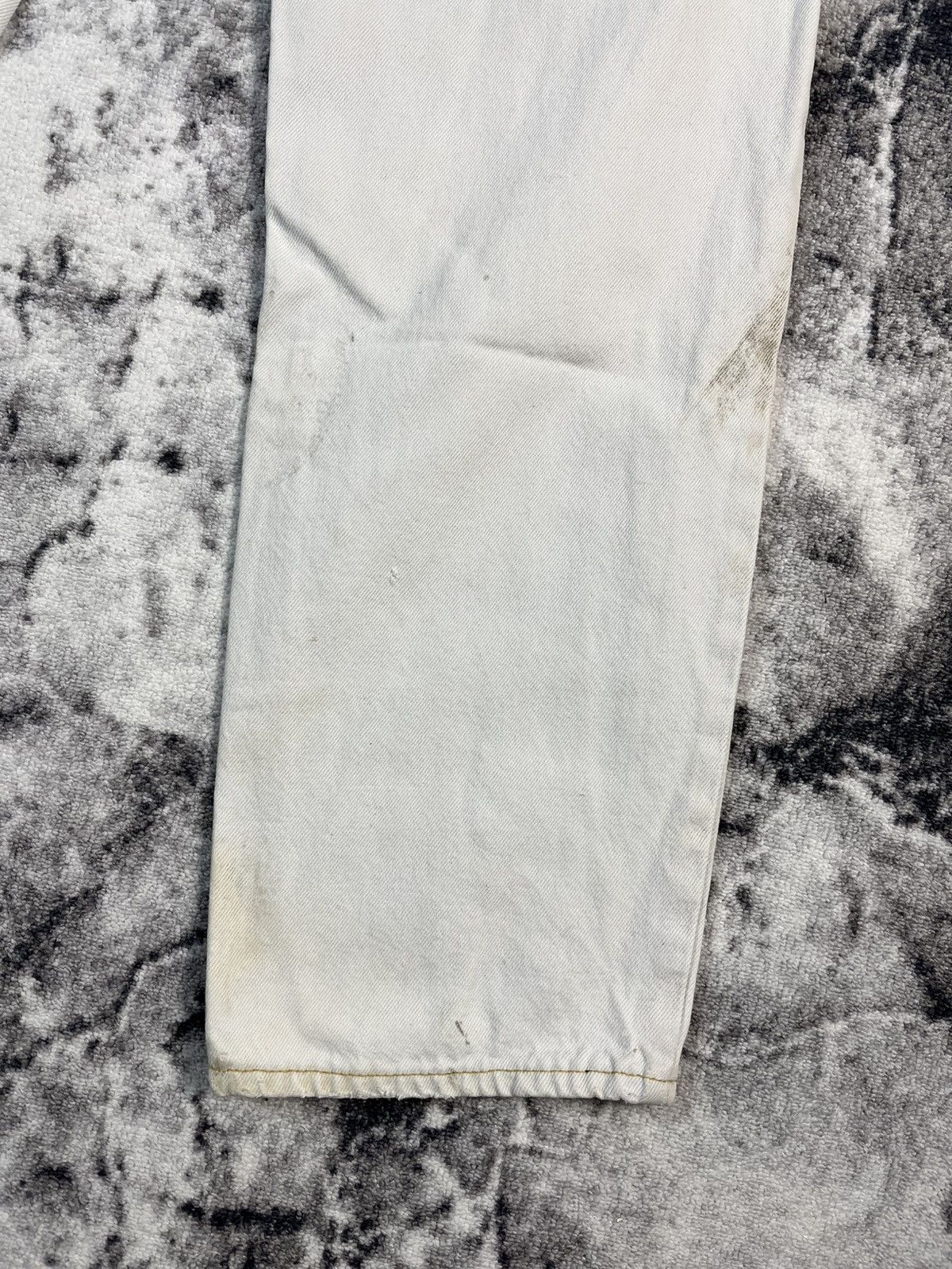 Other Kaserne Zurich Distressed White Jeans Size US 35 - 19 Thumbnail