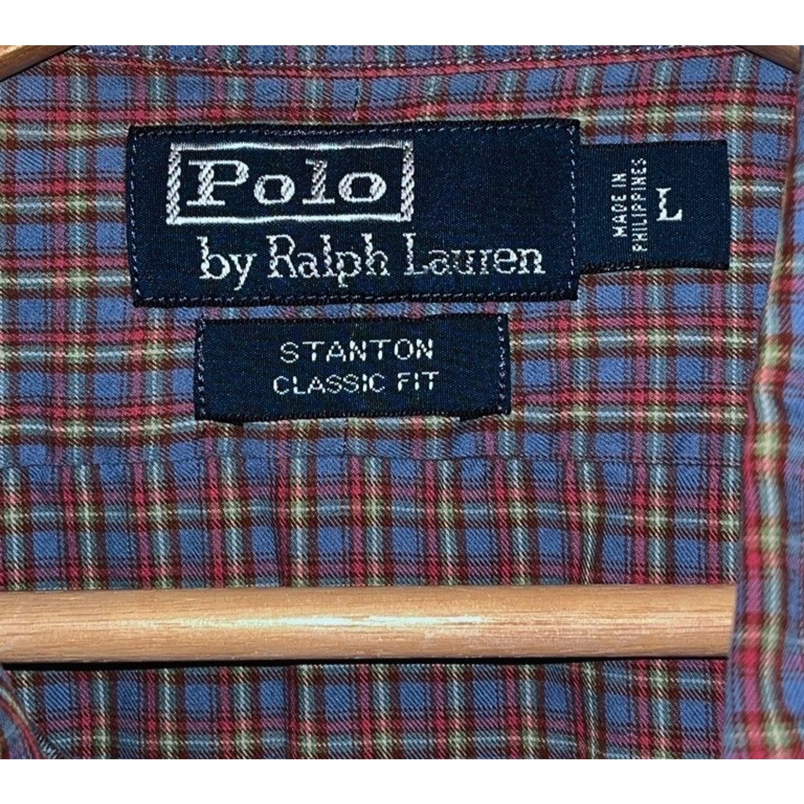 Polo Ralph Lauren Polo Ralph Lauren Stanton Classic Fit Shirt L Button Up Size US L / EU 52-54 / 3 - 4 Thumbnail