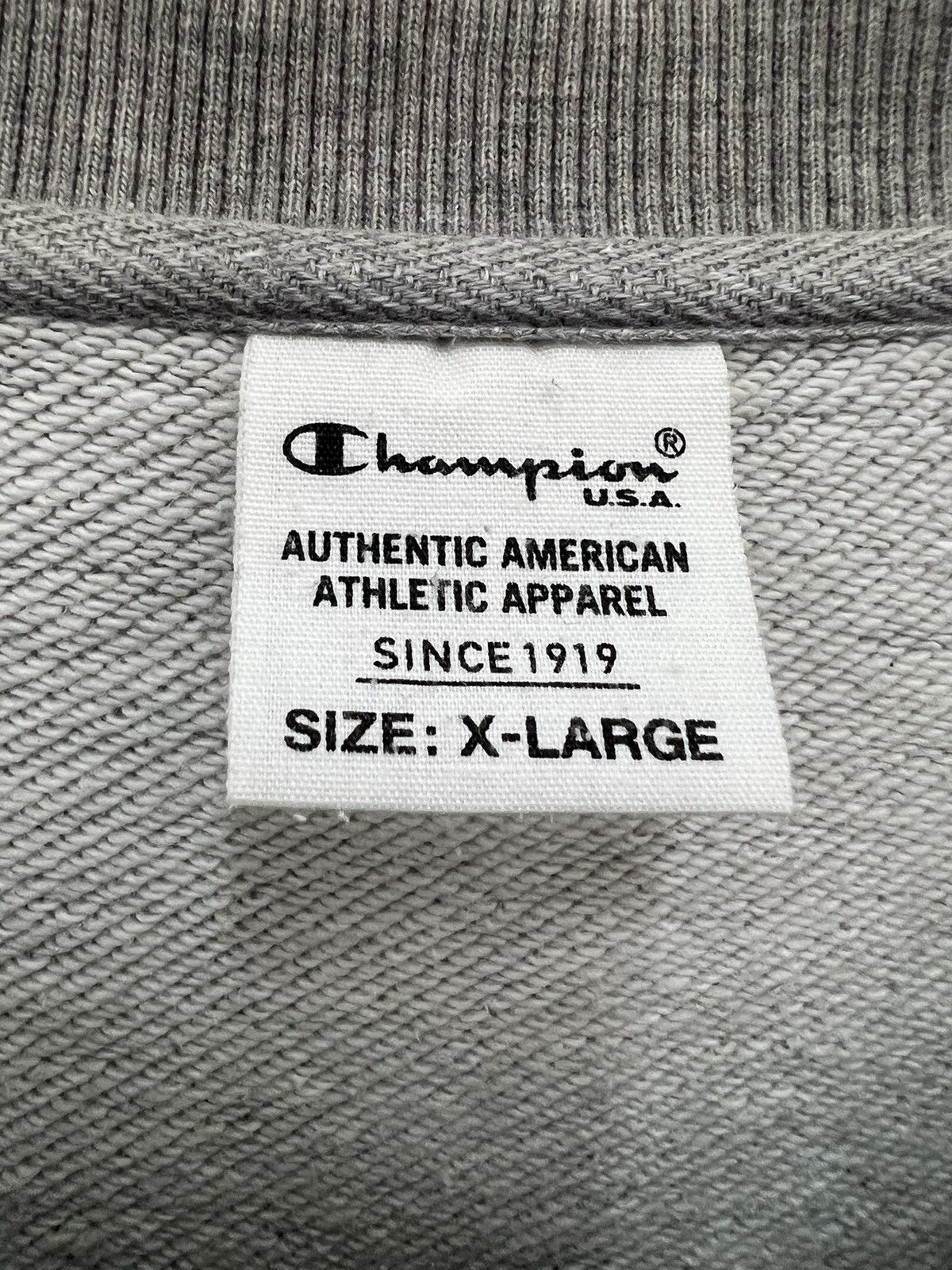 Champion × Vintage 🔥 VINTAGE Y2K CHAMPION HYPE EMBROIDED BIG LOGO SWEARSHIRT Size US XL / EU 56 / 4 - 7 Thumbnail