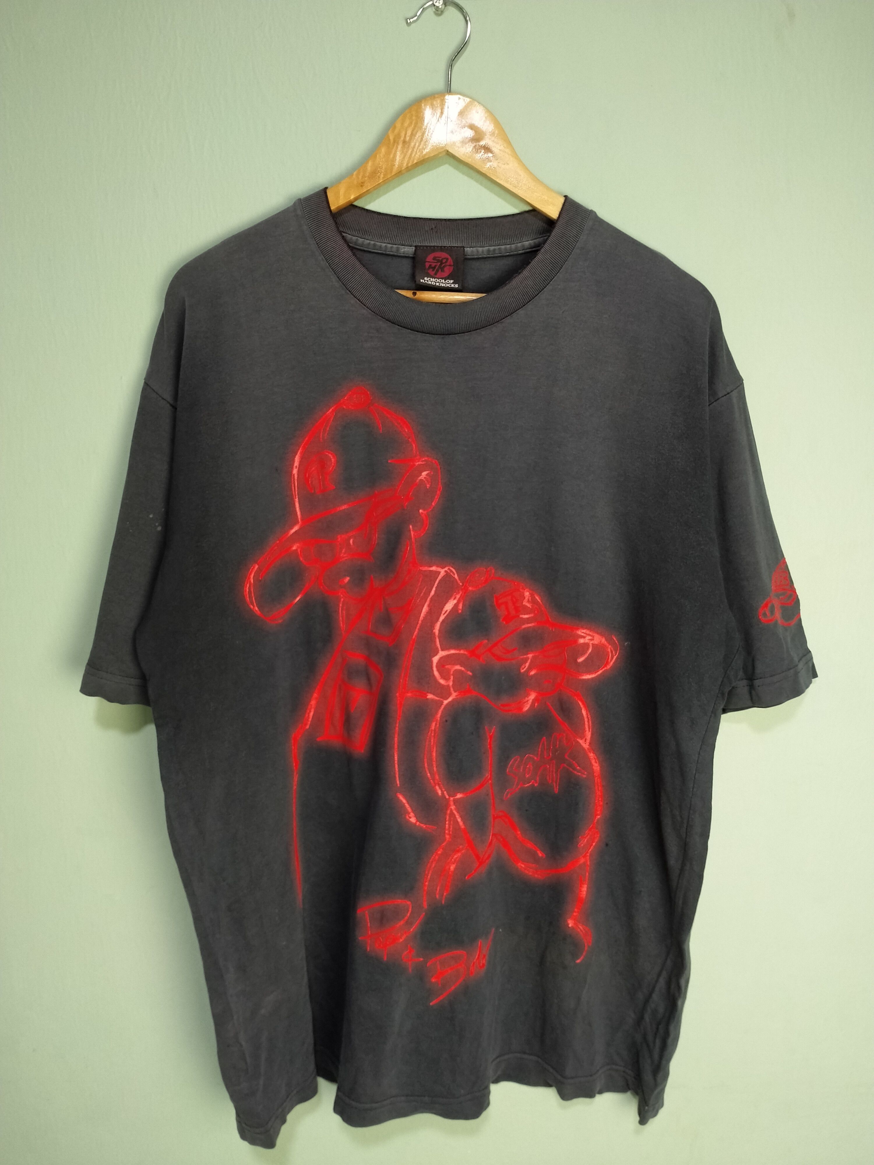 Trash school of hard knocks sunfaded tee