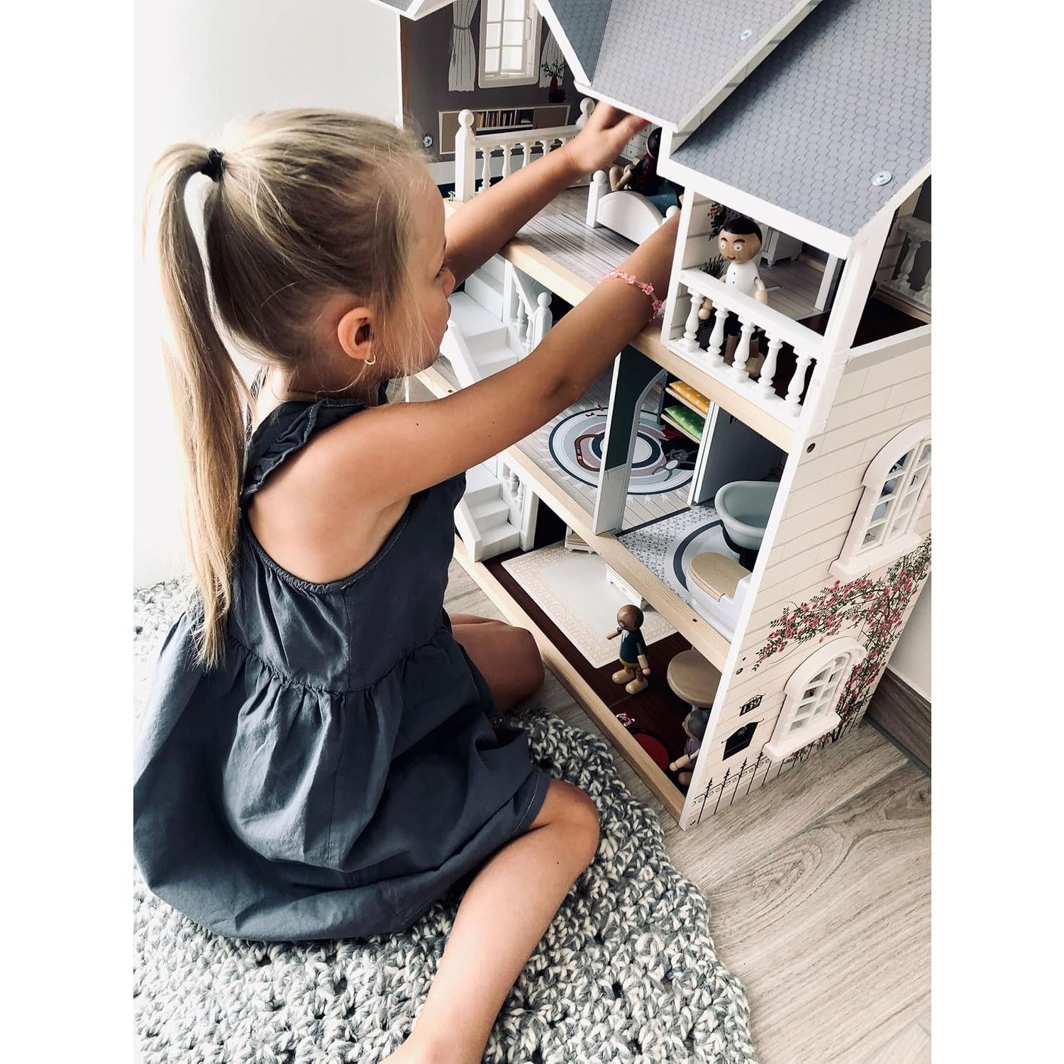 Other Wooden Toys Urban Villa Doll House Playset Collection Size ONE SIZE - 19 Thumbnail