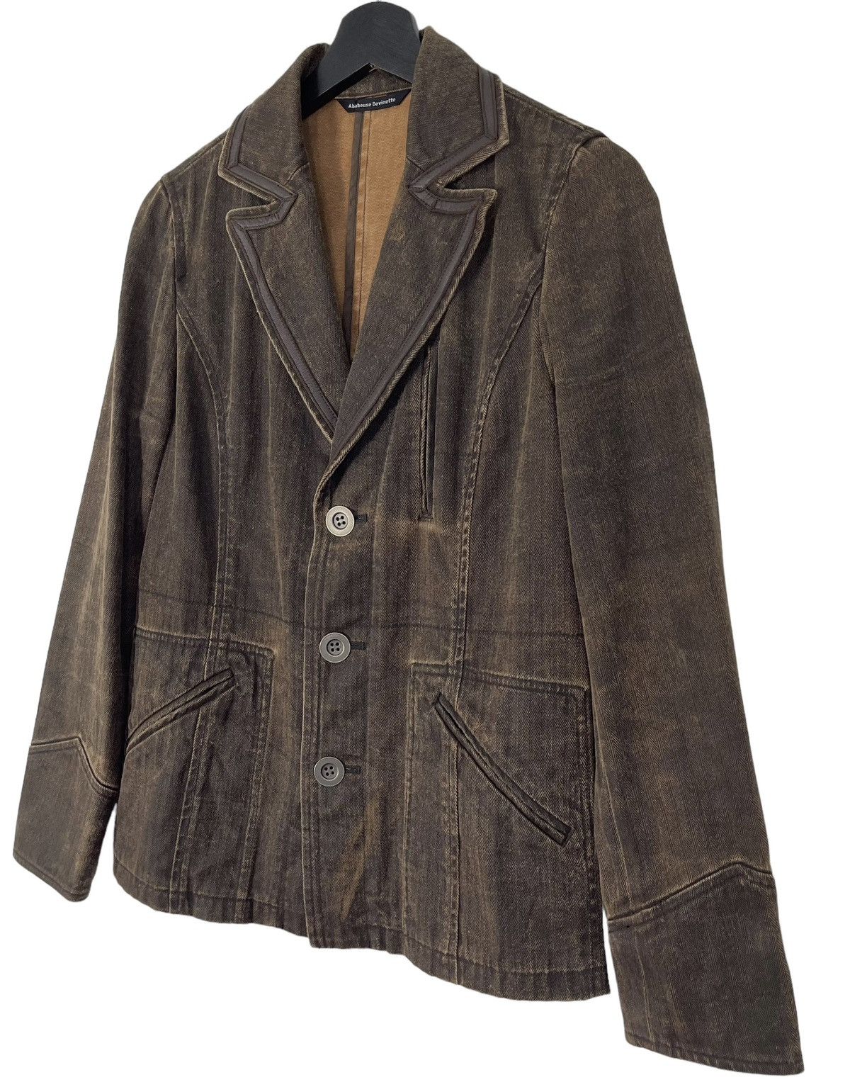 ABAHOUSE Vintage Abahouse Devinette HBT Waxed Jacket Size US S / EU 44-46 / 1 - 4 Thumbnail