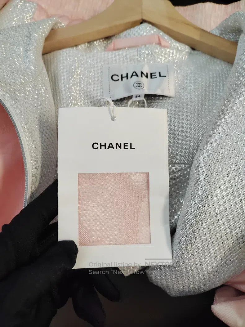 Chanel Chanel Pink casual jacket Size XXS / US 00 / IT 34 - 4 Thumbnail
