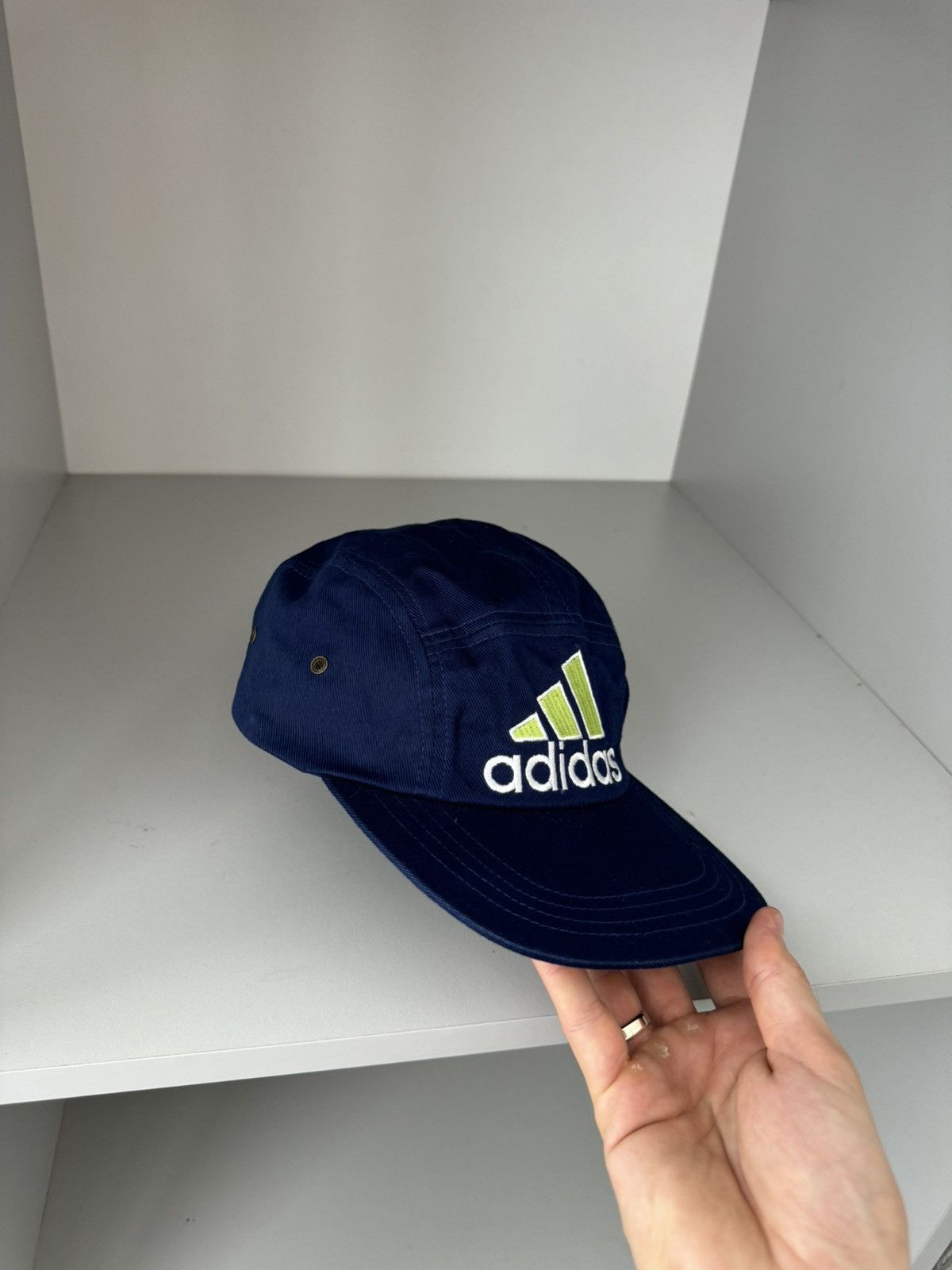 Vintage Adidas Big Logo 5 Panel Vintage Cap Size ONE SIZE - 4 Thumbnail