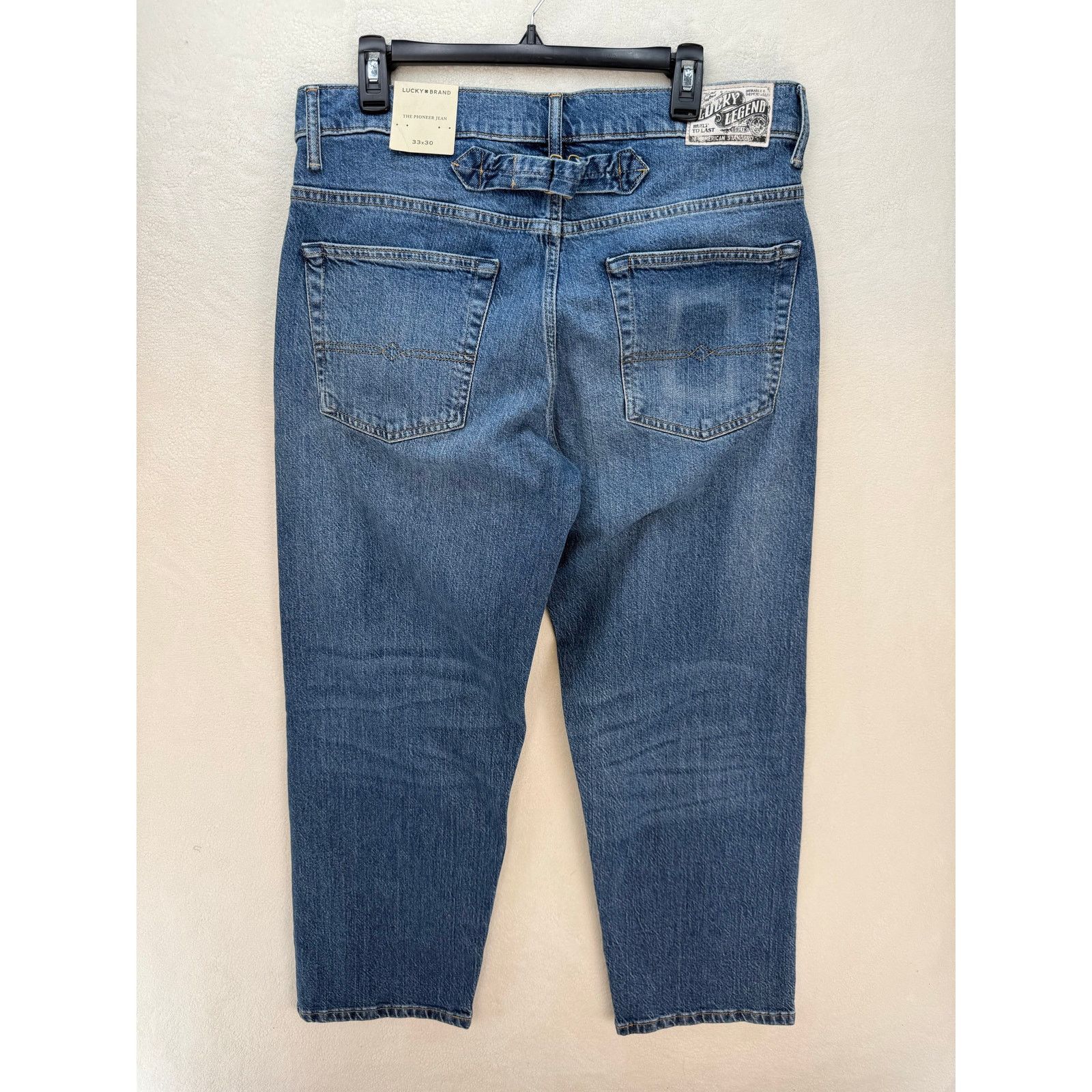 Lucky Brand LUCKY BRAND X GOLD RUSH SERIES RARE 33X30 MENS TAPER JEANS Size US 33 - 2 Thumbnail