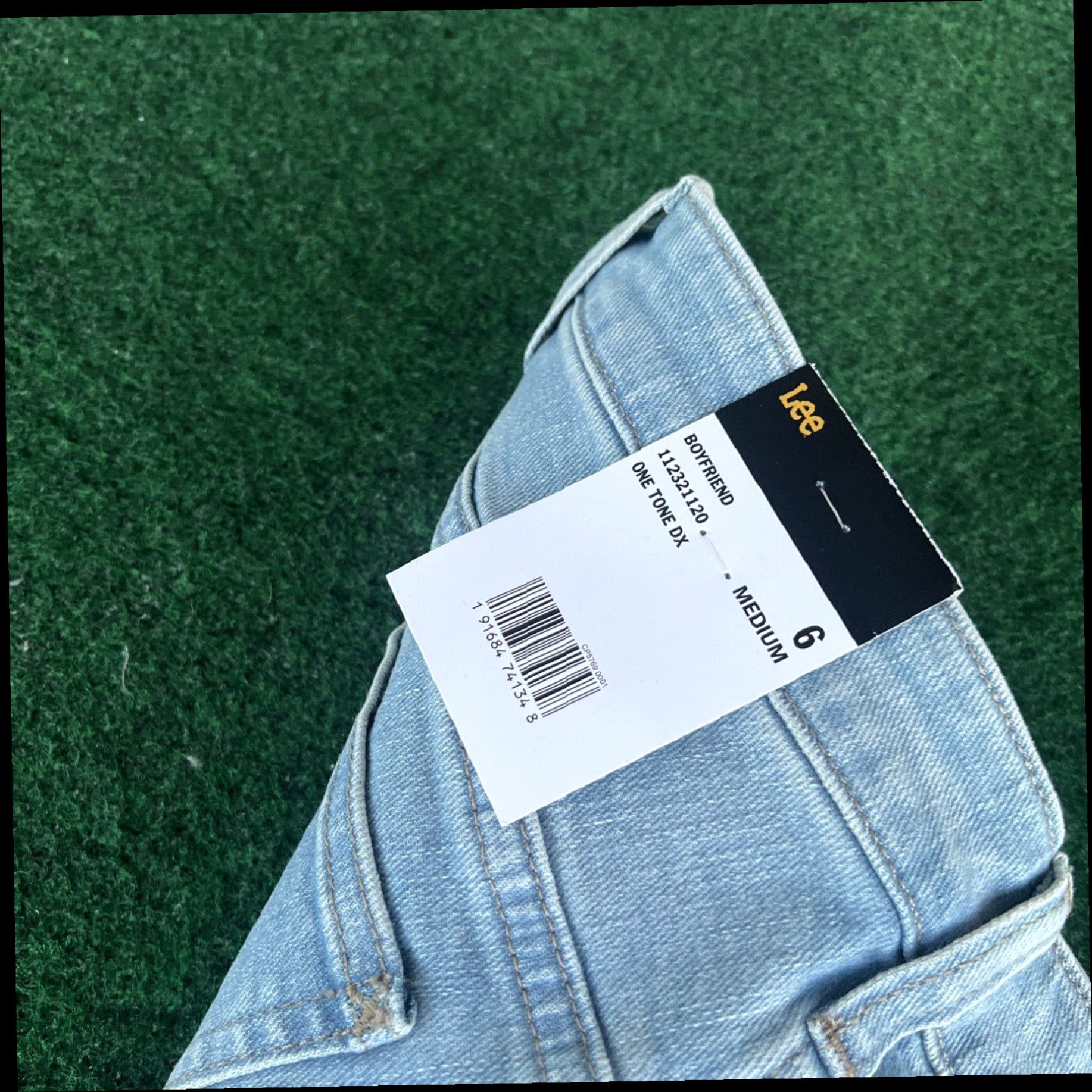 Lee New Lee Women's Modern Midrise Boyfriend Denim Relaxed Jeans Size 6 Size 28" / US 6 / IT 42 - 6 Thumbnail