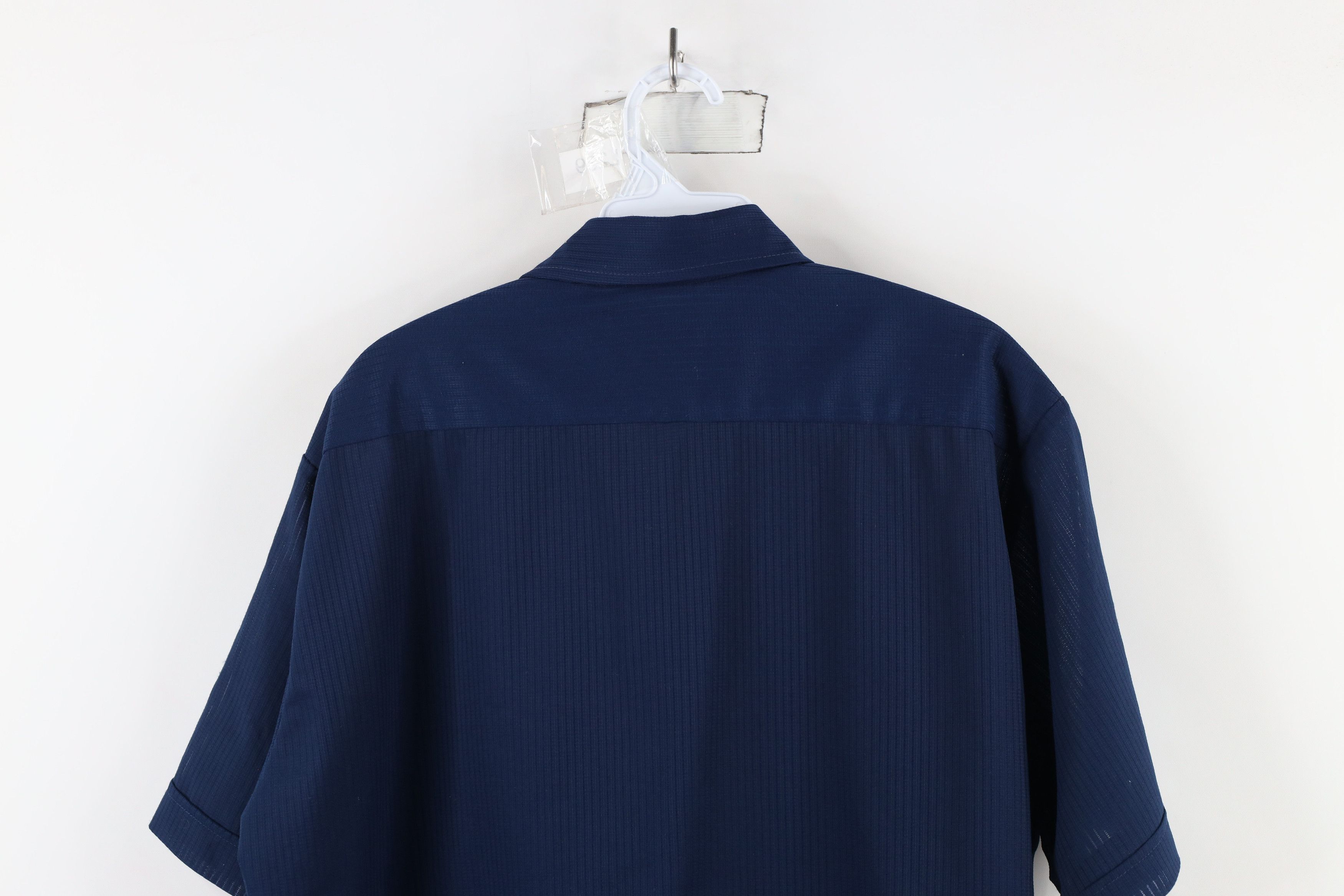 Vintage Vintage 70s Streetwear Short Sleeve Collared Button Shirt Size US L / EU 52-54 / 3 - 12 Thumbnail