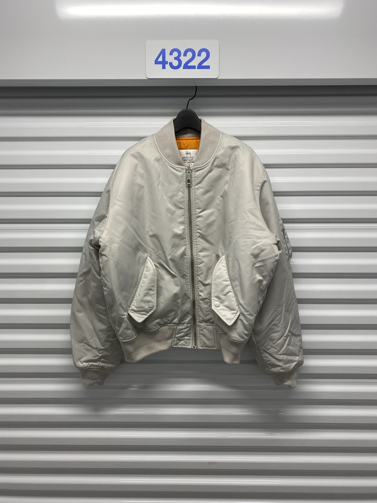 Stussy Stussy Built Reversible Bomber Jacket Grey - Medium Size US M / EU 48-50 / 2 - 2 Thumbnail