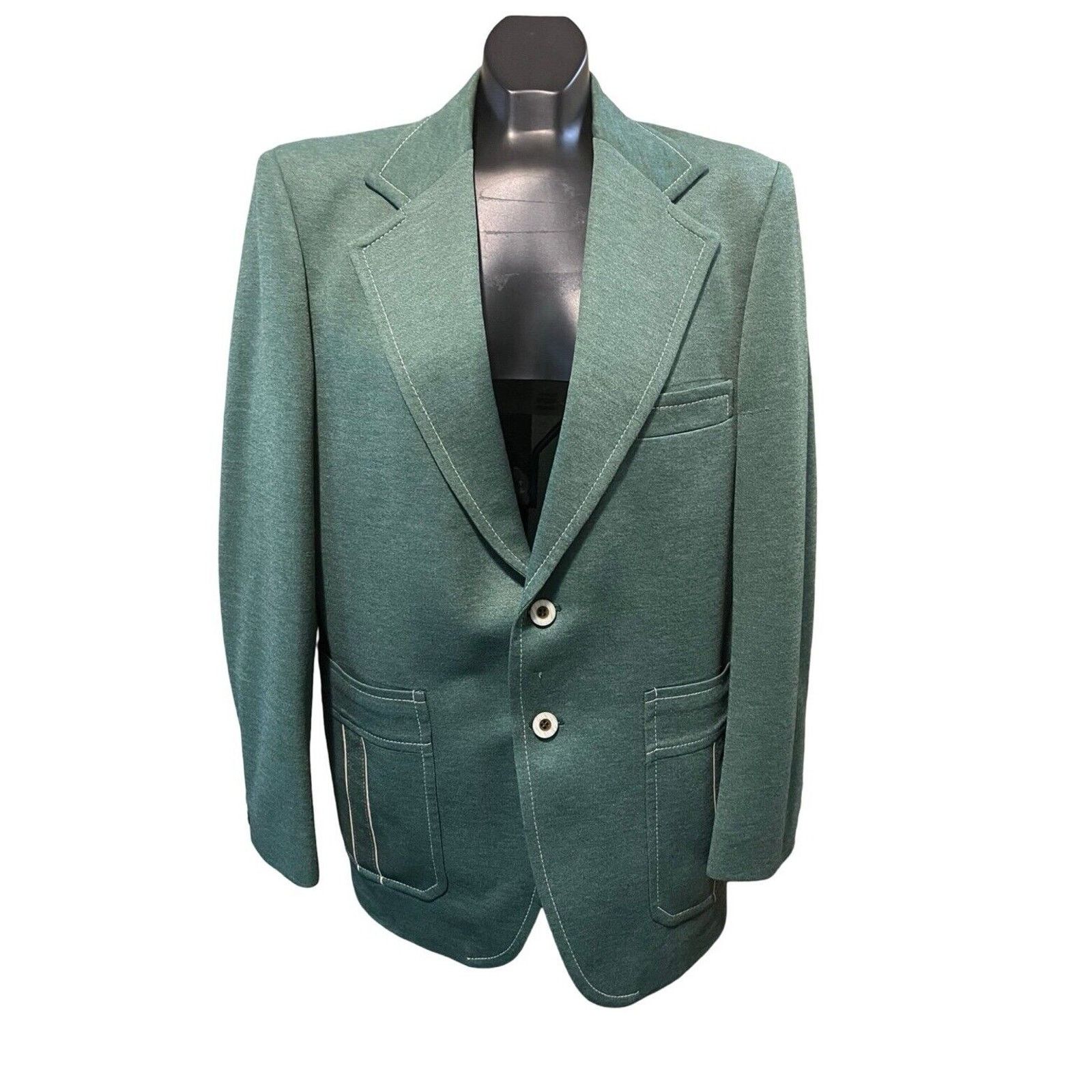 Sears Vintage Sears Green Blazer Jacket Men s 38 Grailed
