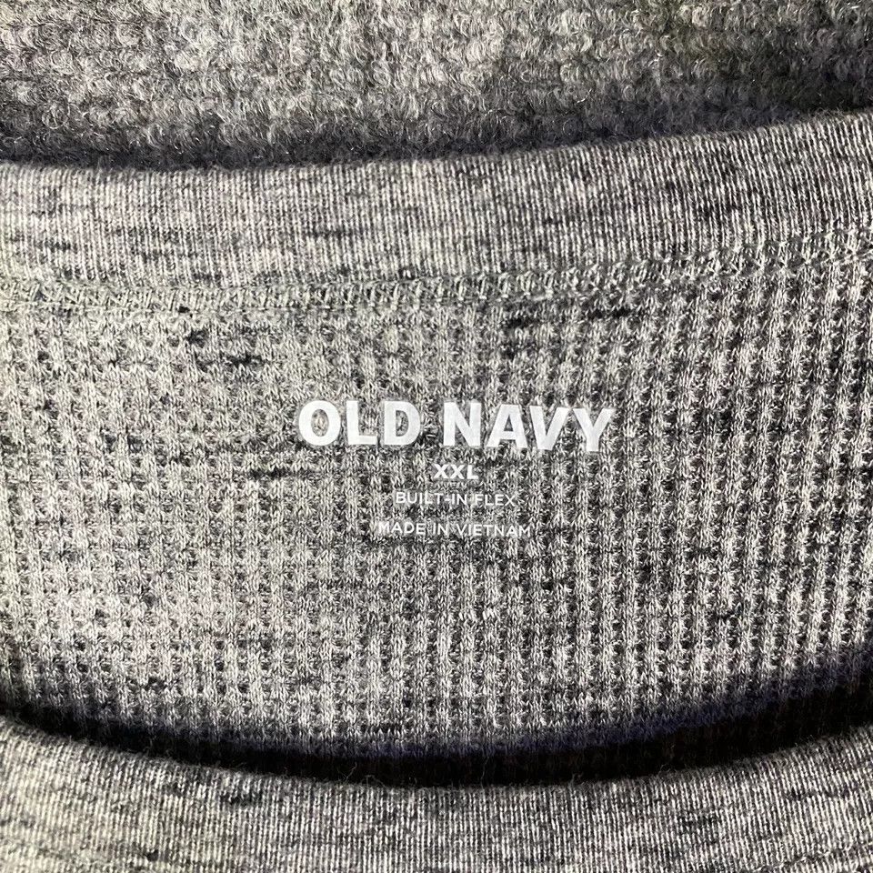 Old Navy Old Navy Waffle Knit Thermal Shirt Men's XXL Pullover Cotton Size US XXL / EU 58 / 5 - 2 Thumbnail