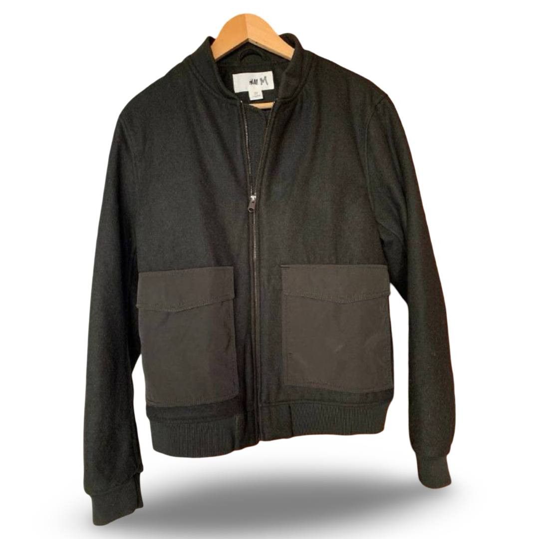 David Beckham × H&M David Beckham wool bomber #1027 Size US M / EU 48-50 / 2 - 1 Thumbnail