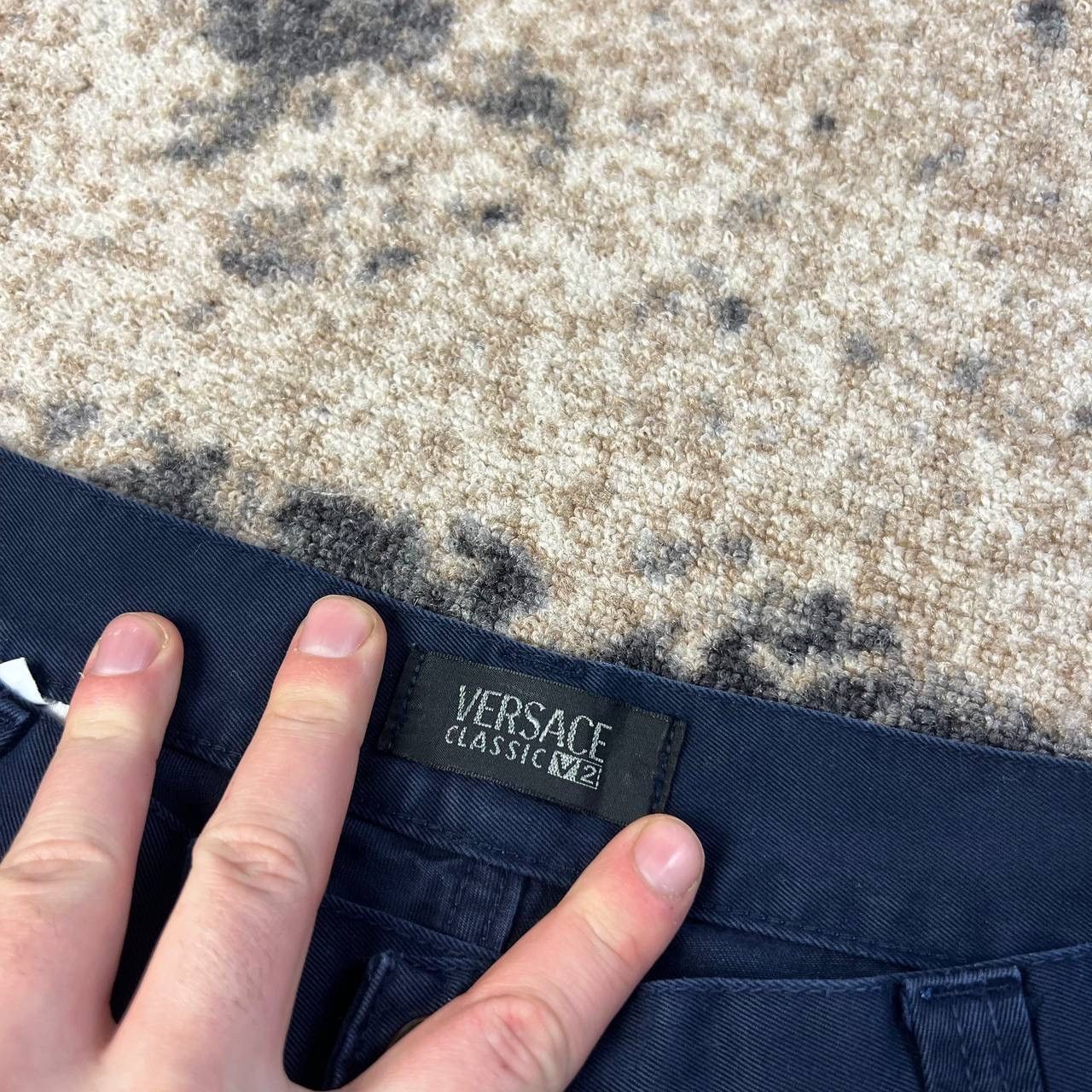 Versace Versace Classic V2 Vintage Luxury Mini Logo Chino Pants Size US 34 / EU 50 - 6 Thumbnail