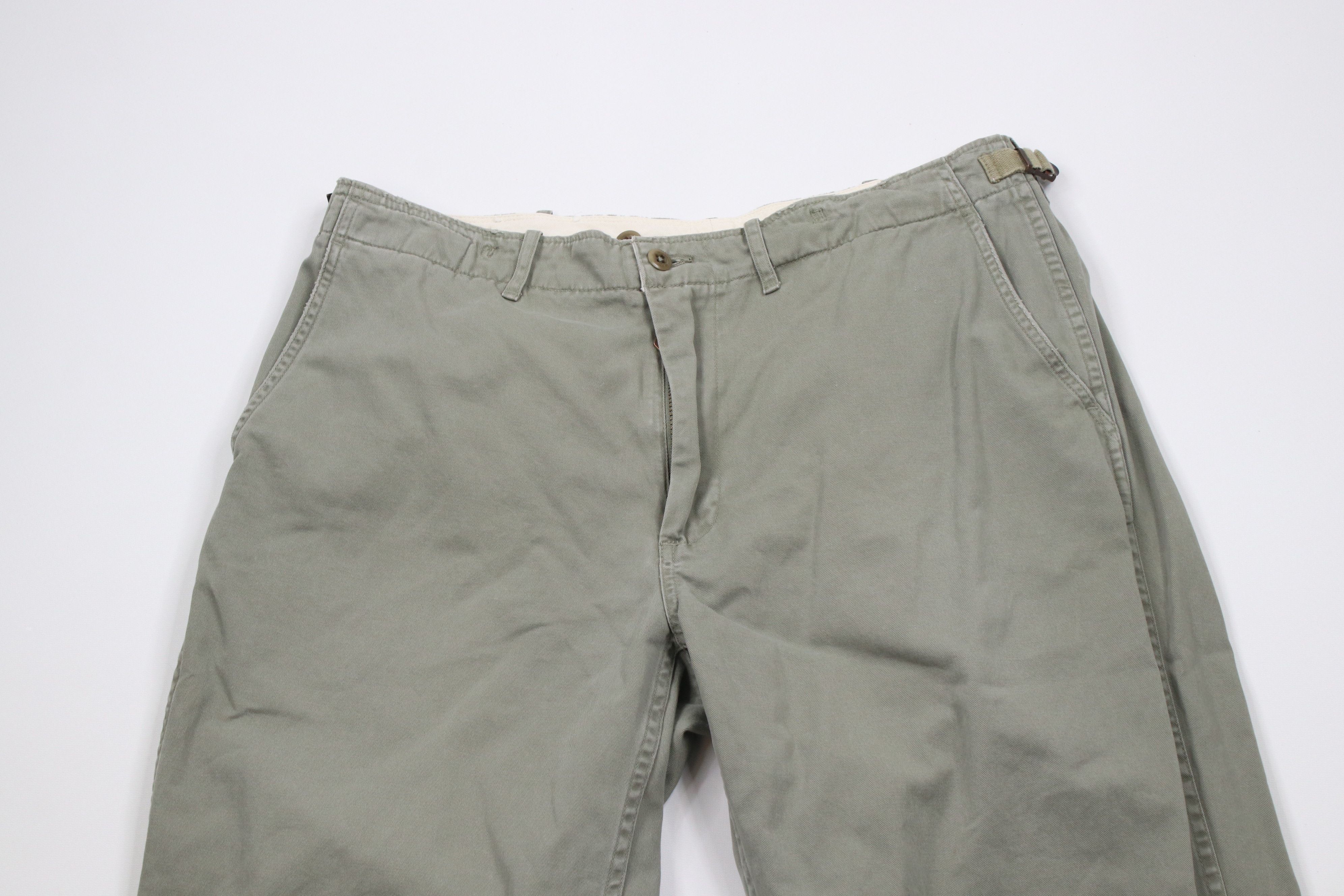 Ralph Lauren × Vintage Vintage 90s Ralph Lauren Style Wide Leg Combat Pants Size US 36 / EU 52 - 2 Thumbnail