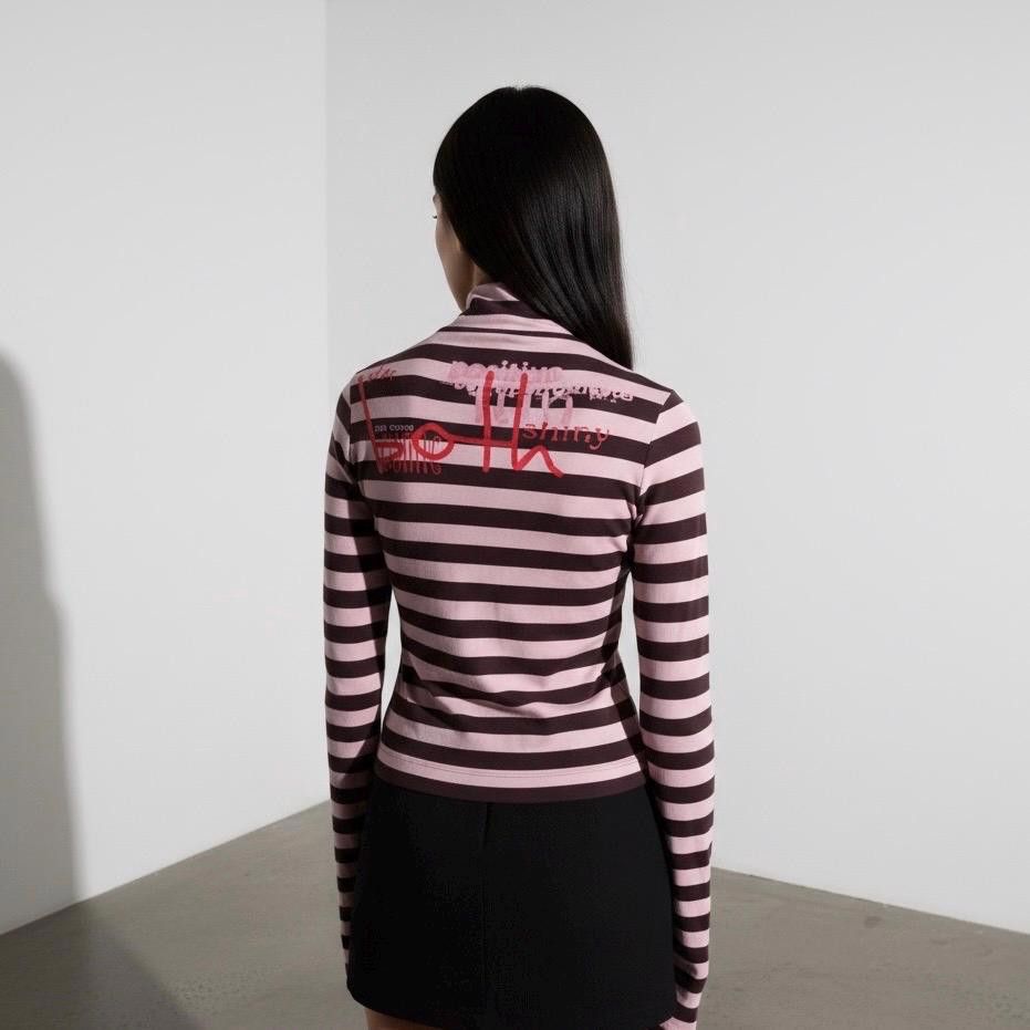 Cop Copine The Cop Copine Maxi Sleeves Striped Top Size ONE SIZE - 1 Thumbnail