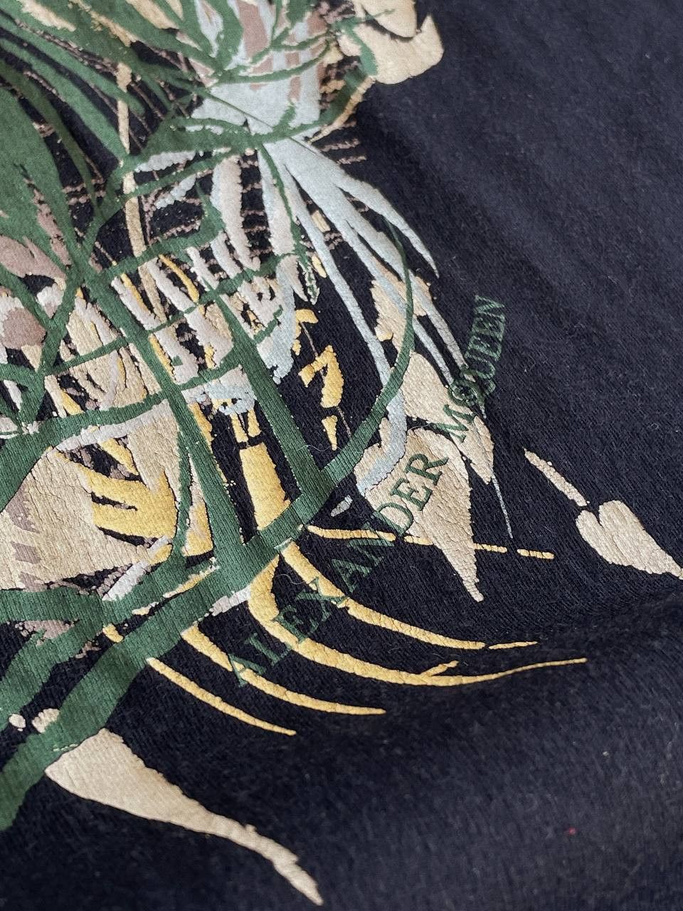 Alexander McQueen Alexander McQueen Skull T-Shirt Black Palm Leaves Size US L / EU 52-54 / 3 - 5 Thumbnail