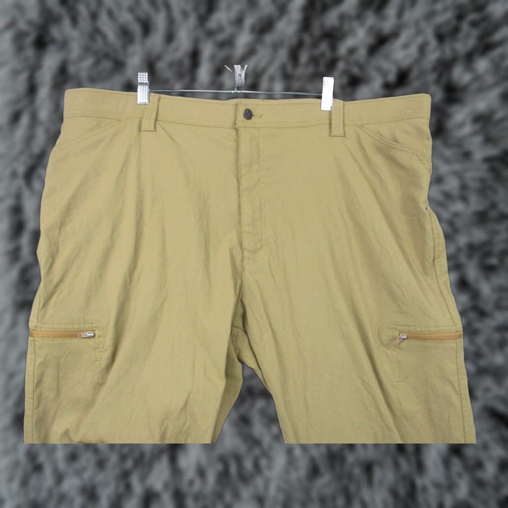 Wrangler Wrangler Performance Pants 44x30 Mens Beige Stretch Cargo Pants 44 Beige Wrangler Outdoor Series Size US 44 / EU 60 - 1 Thumbnail