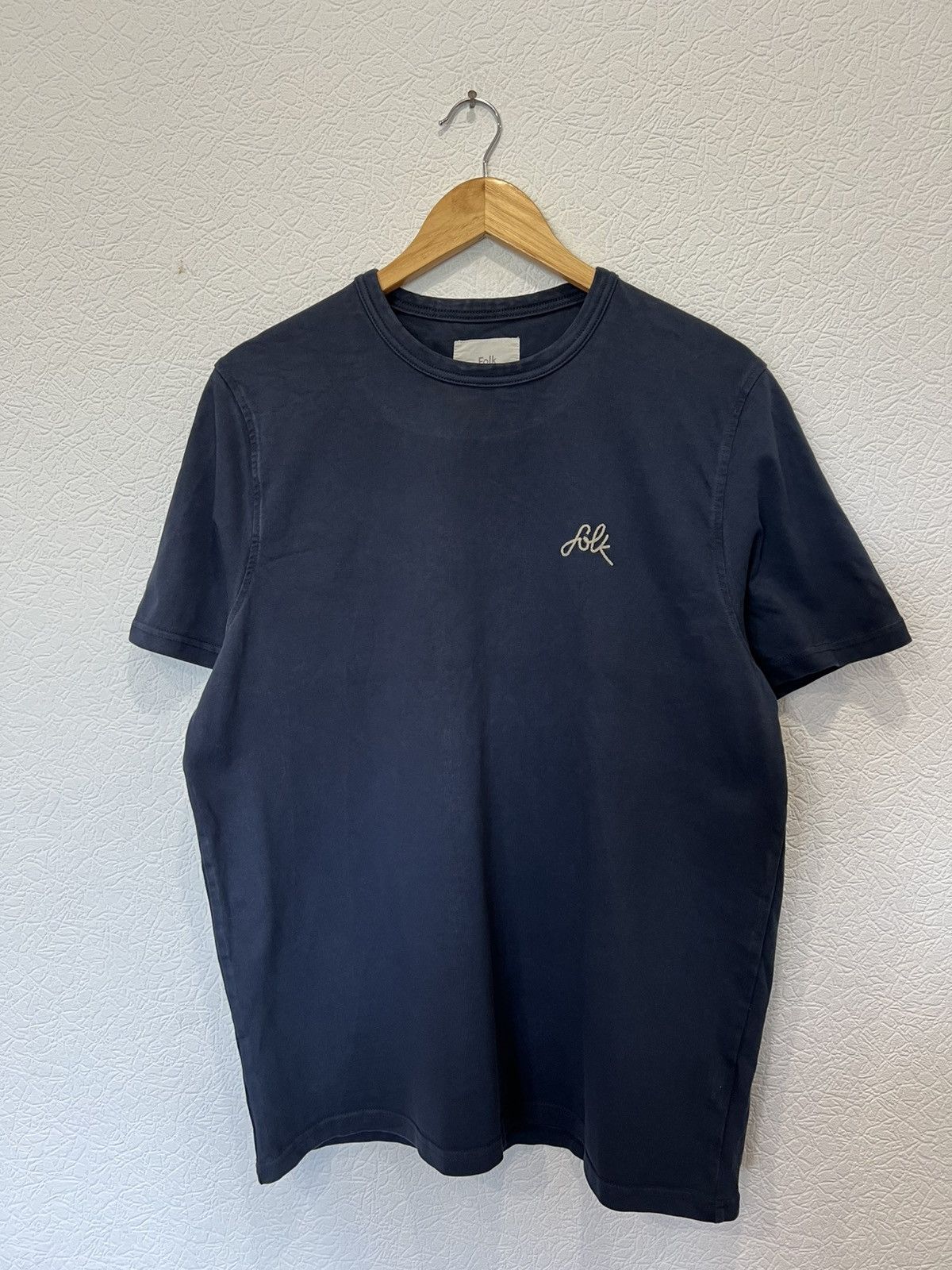 Folk Folk Basic Blue T Shirt Tee Mens Size US L / EU 52-54 / 3 - 1 Thumbnail