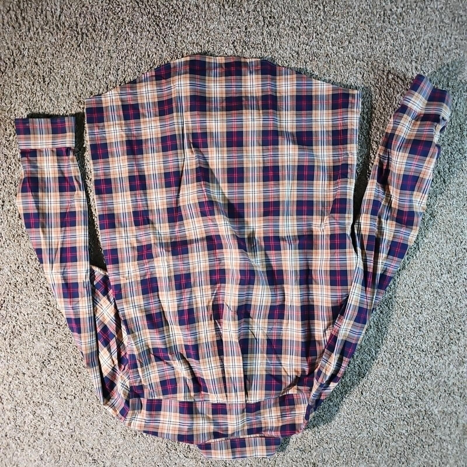 Lands' End Lands End No Iron Twill 16-16½ Traditional Fit Button Up LT Size US L / EU 52-54 / 3 - 9 Thumbnail