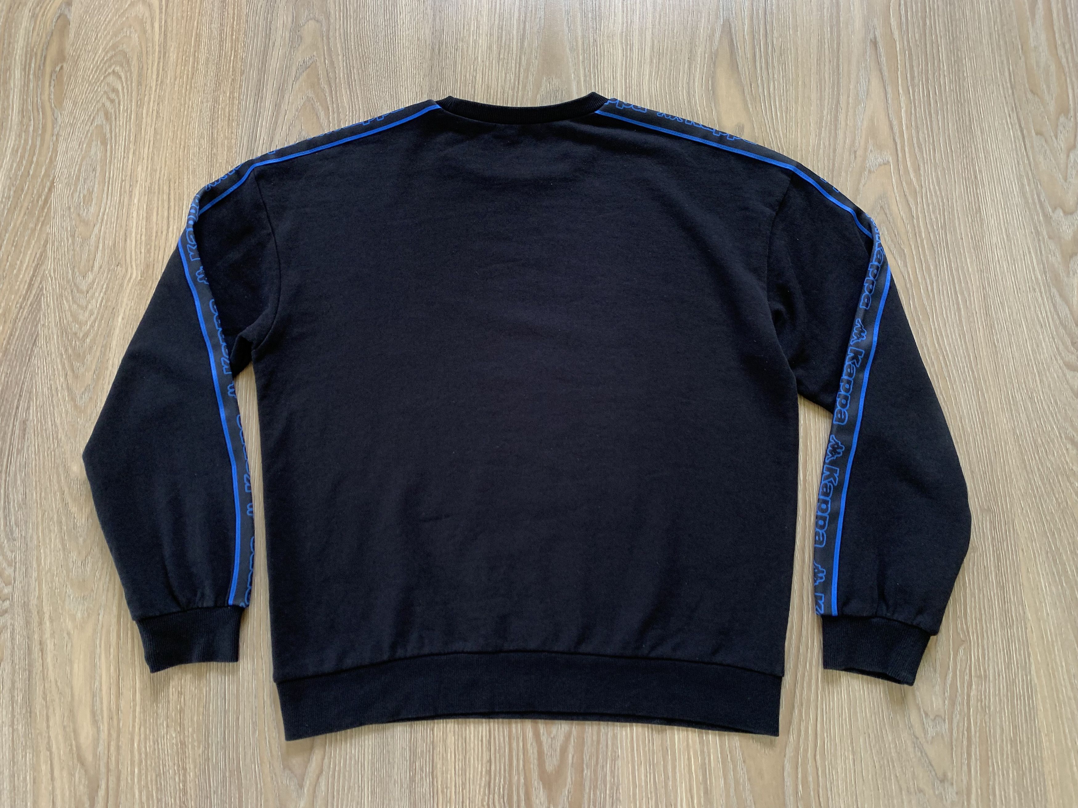 Kappa Kappa Black Big Logo Cotton Lampas Sweatshirt Size US M / EU 48-50 / 2 - 3 Thumbnail